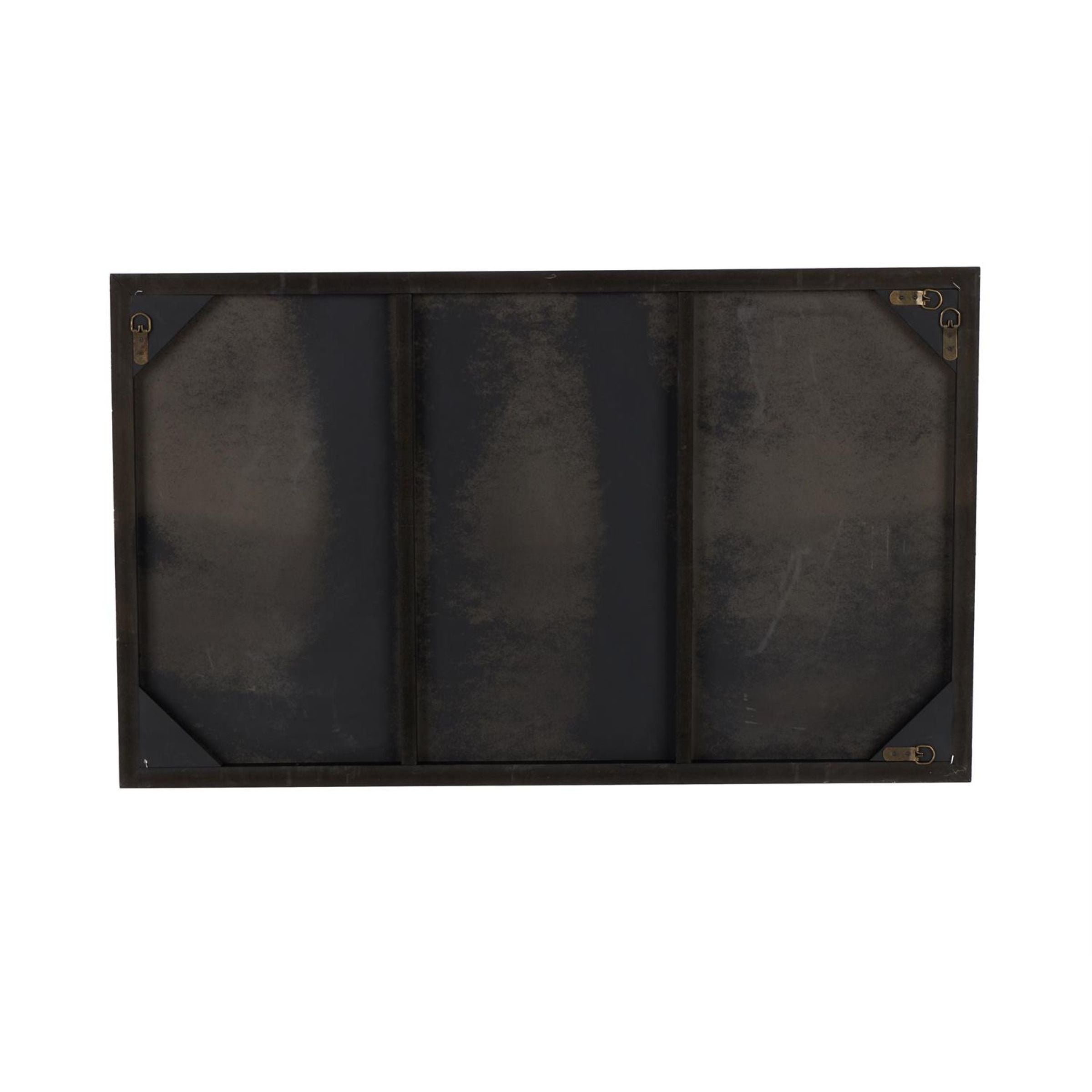 Black Wood Wall Mirror 24"W x 40"H