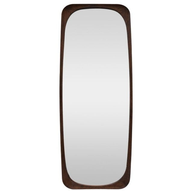 Brown Wood Leaner Mirror 31.5"W x 73"H