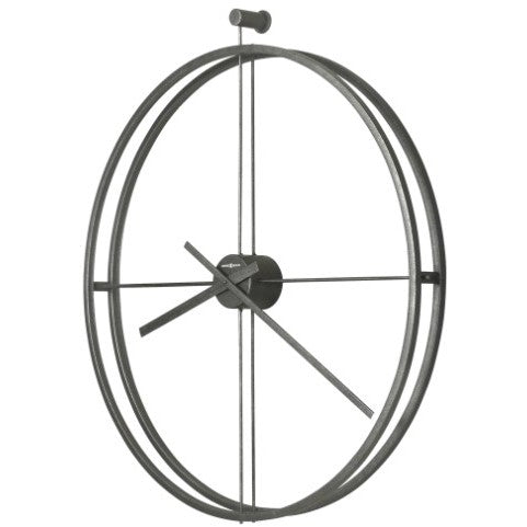 Howard Miller Charcoal Metal Wall Clock 37" Round