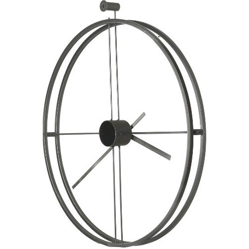 Howard Miller Charcoal Metal Wall Clock 37" Round