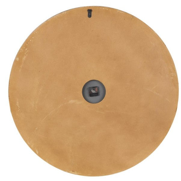 Wood and Metal Wall Clock 40"