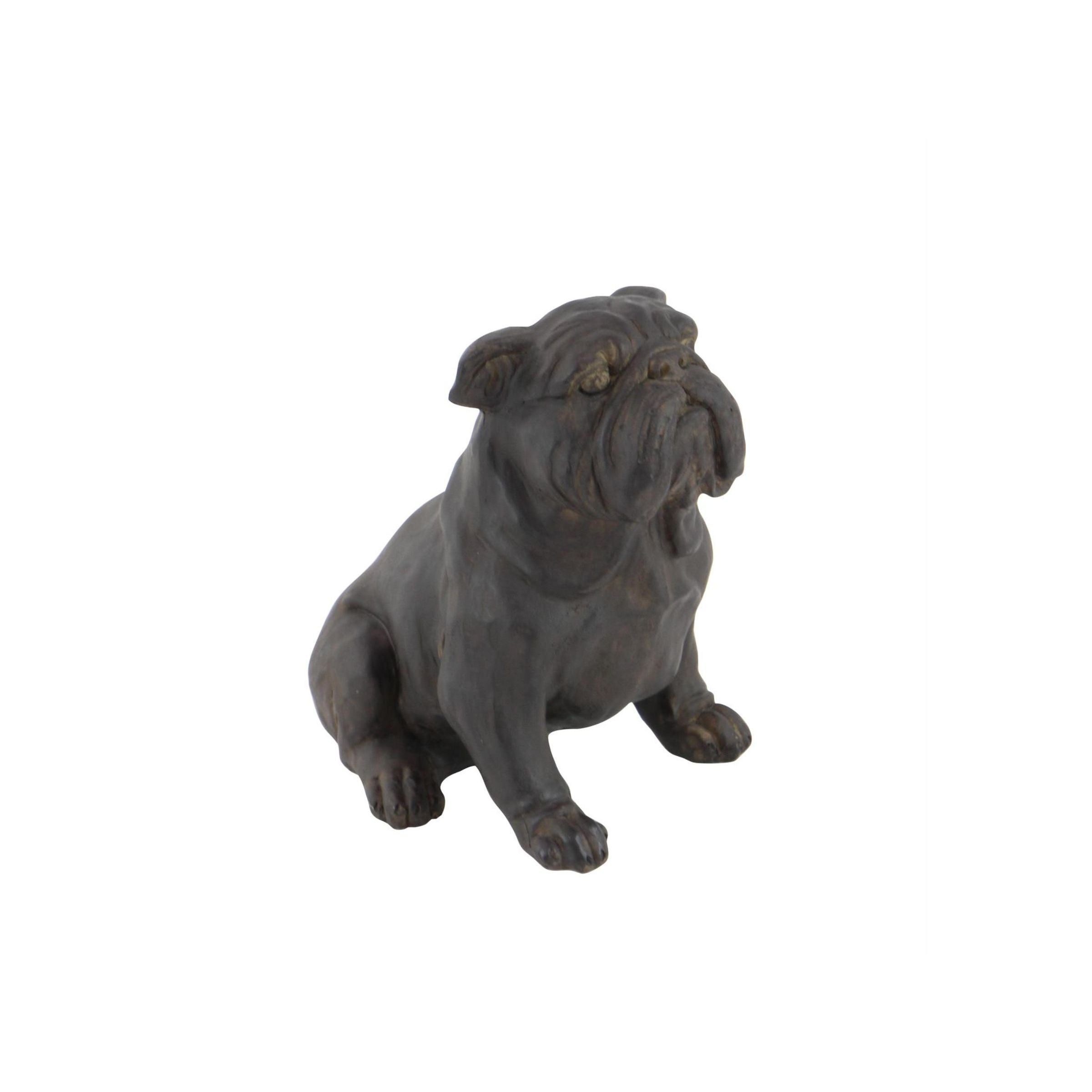 Bulldog Statue 10"W x 11"H