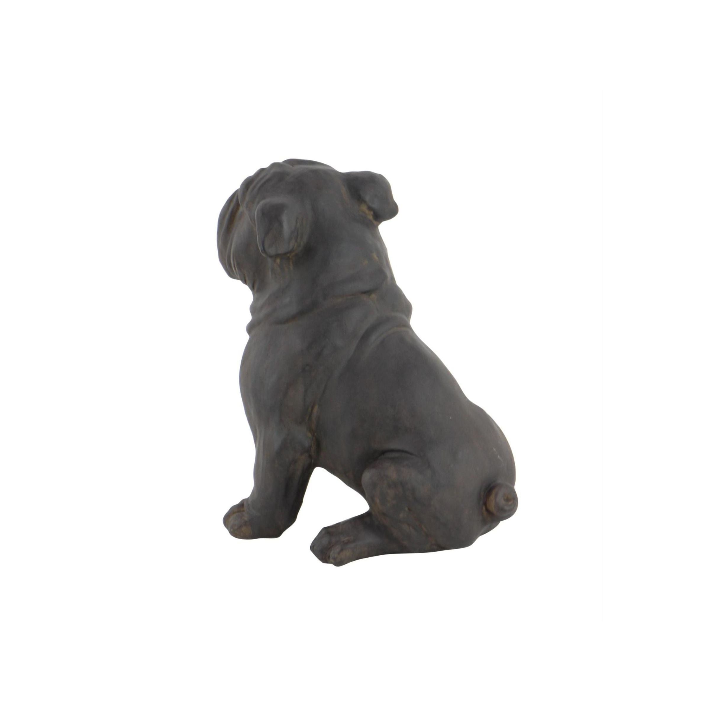Bulldog Statue 10"W x 11"H