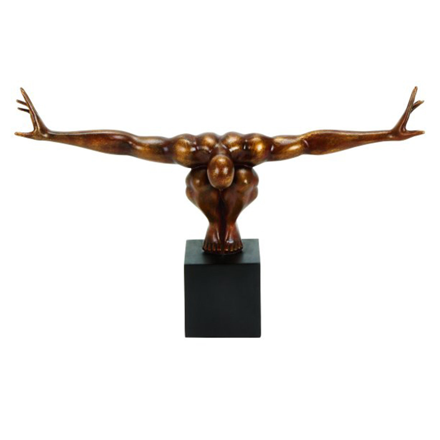 Gold Shoulders Figure 20"W x 11"H