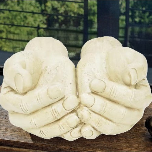 Ivory Hands Bowl 18"W x 20"H