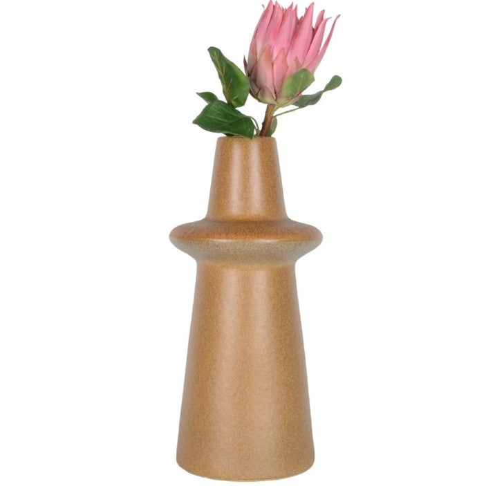Mustard Modern Large Vase 8"W x 18"H
