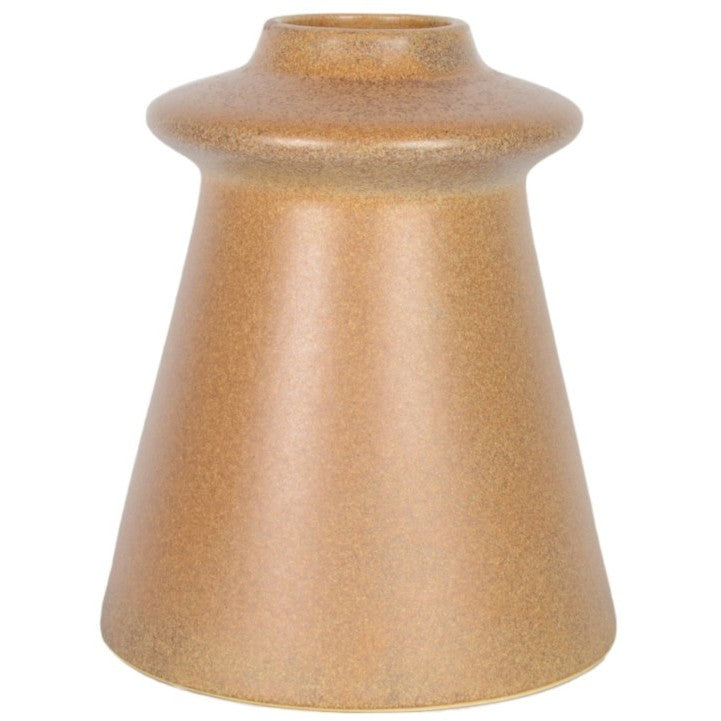 Mustard Modern Small Vase 10"W x 11"H