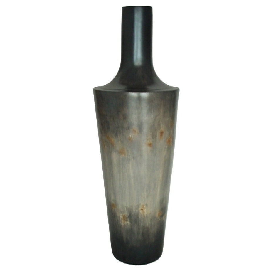 Large Grey Ceramic Floor Vase 15"W x 50"H