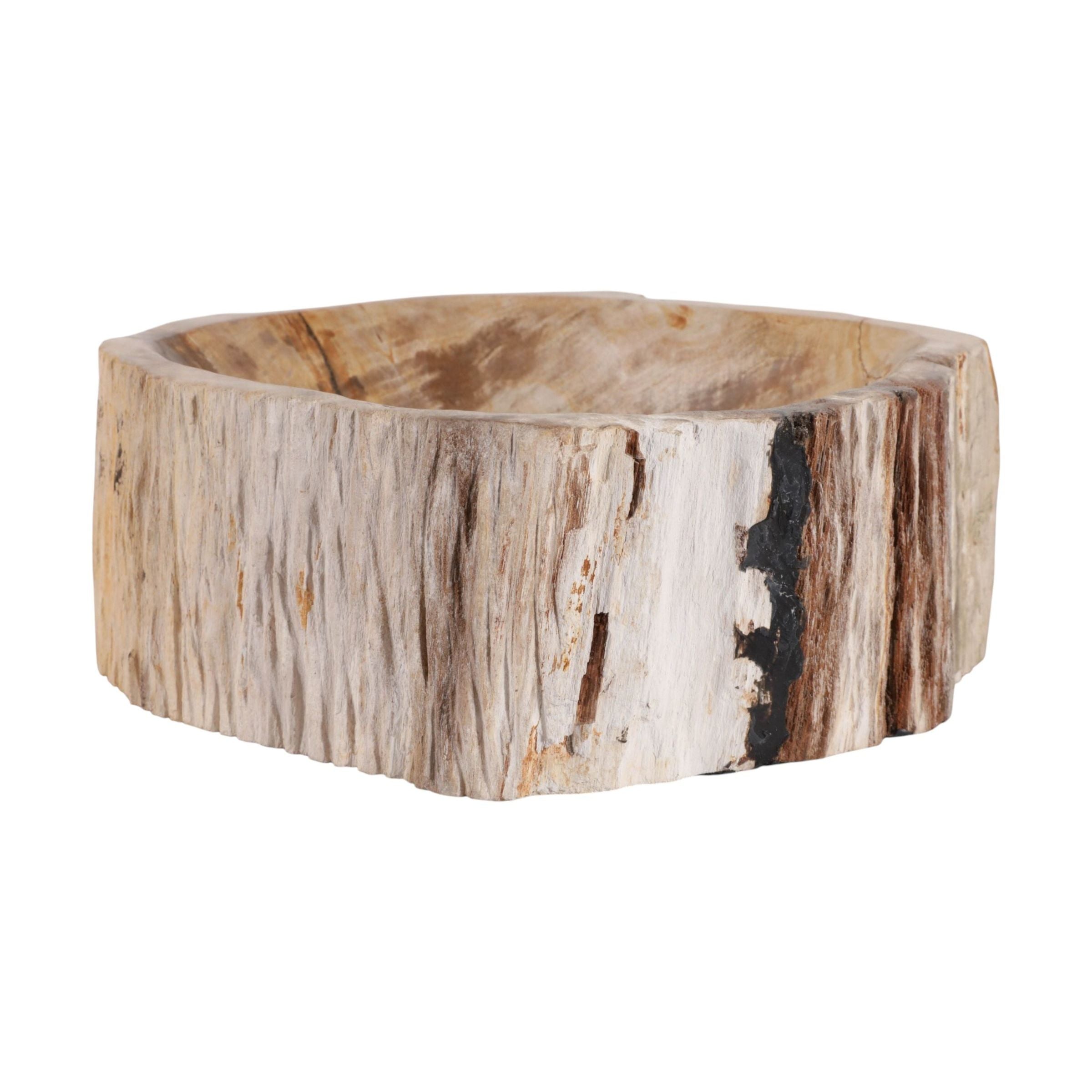 Black Wooden Bowl 12"W x 5"H