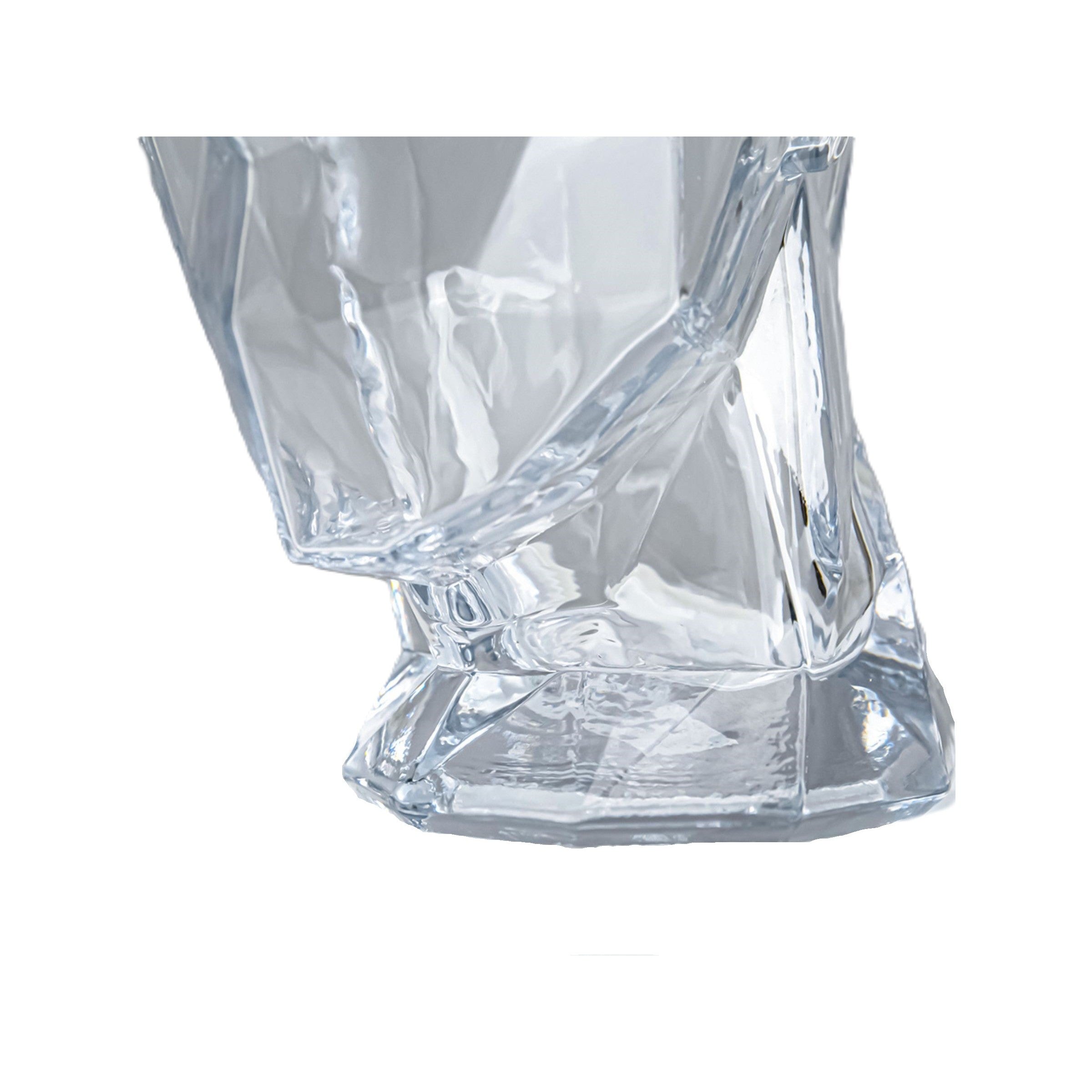 Clear Glass Head Vase 7.5"W x 9"H