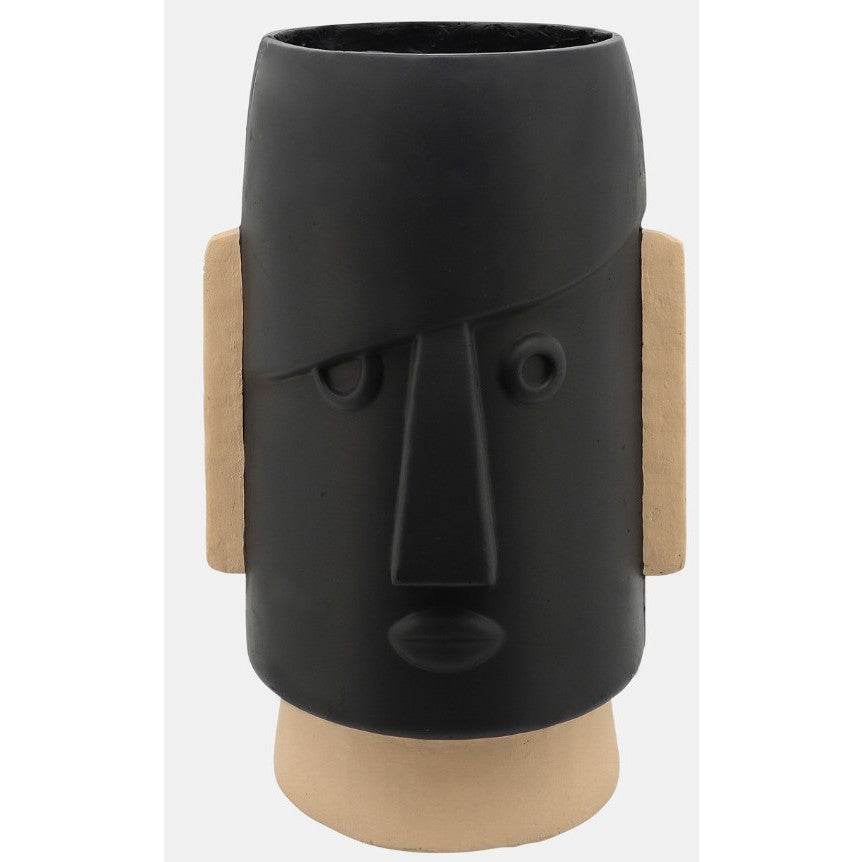 Abstract Face Vase 13"W x 22"H