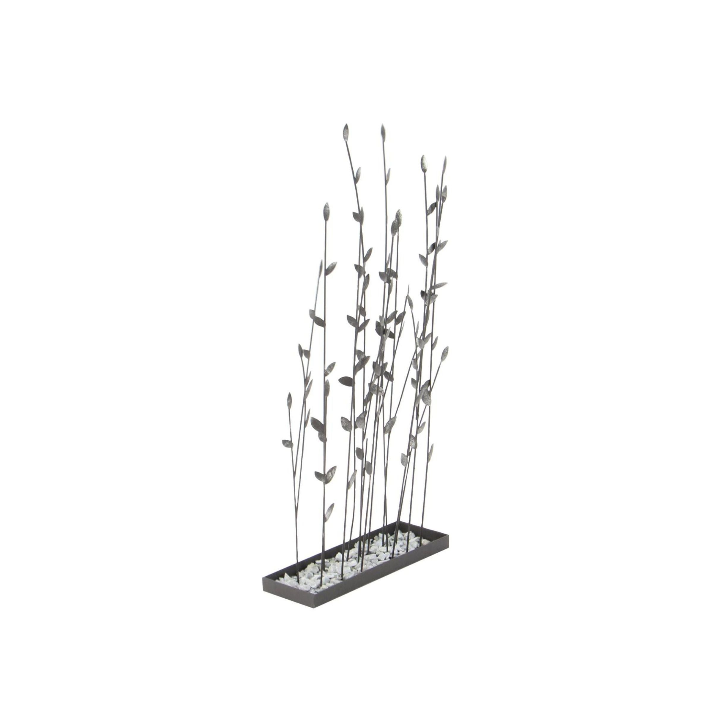 Metal Twigs With Rocks 14"W x 5"D x 31"H