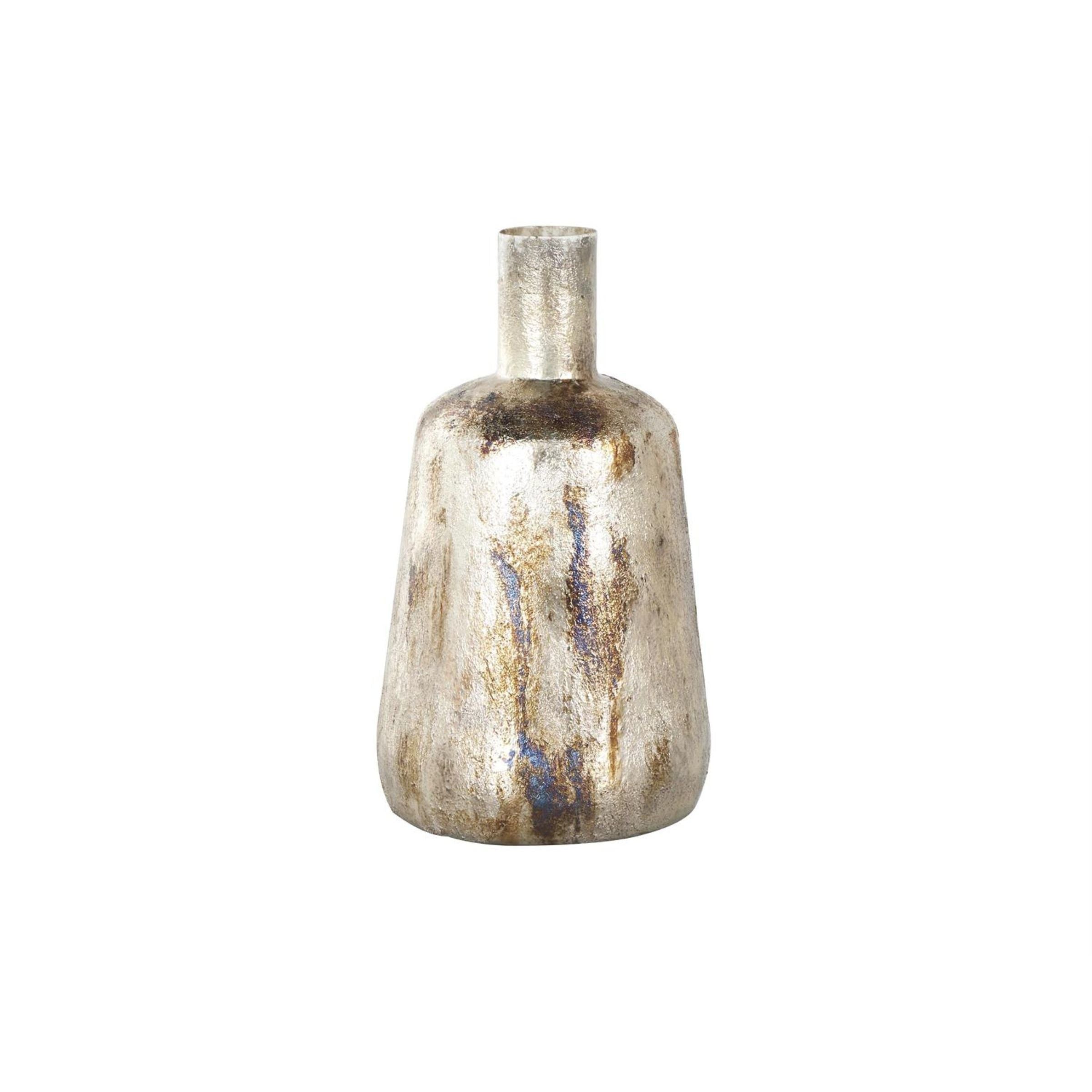 Bronze Metal Foiled Vase 7"W x 12"H