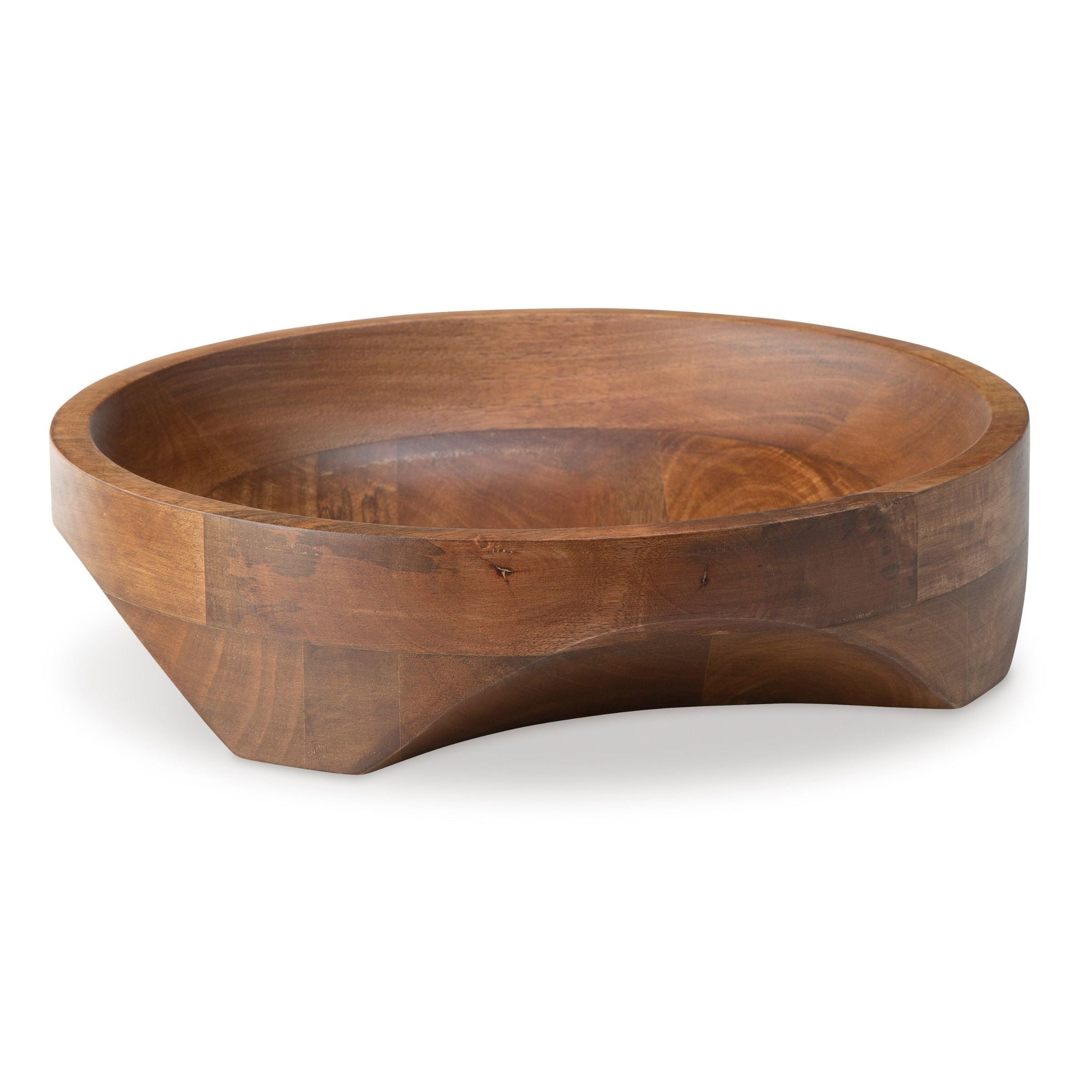 Wood Bowl 14"W x 3.5"H