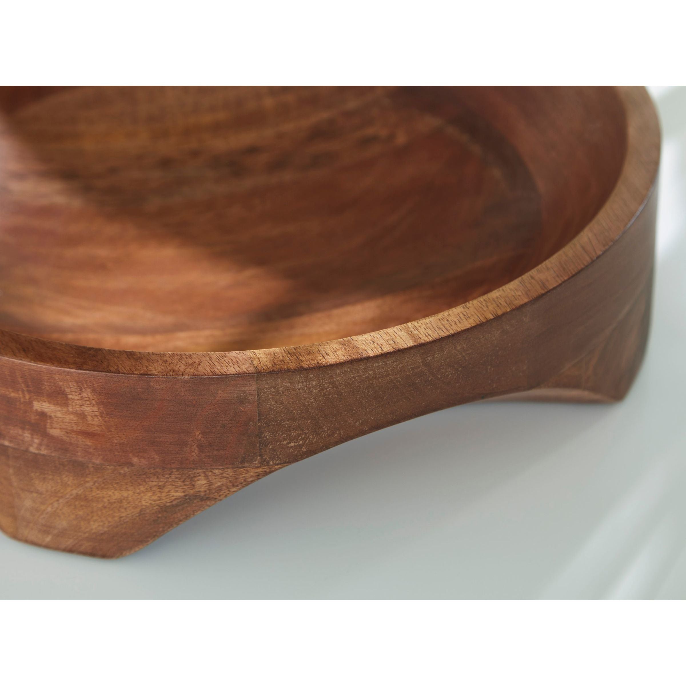 Wood Bowl 14"W x 3.5"H