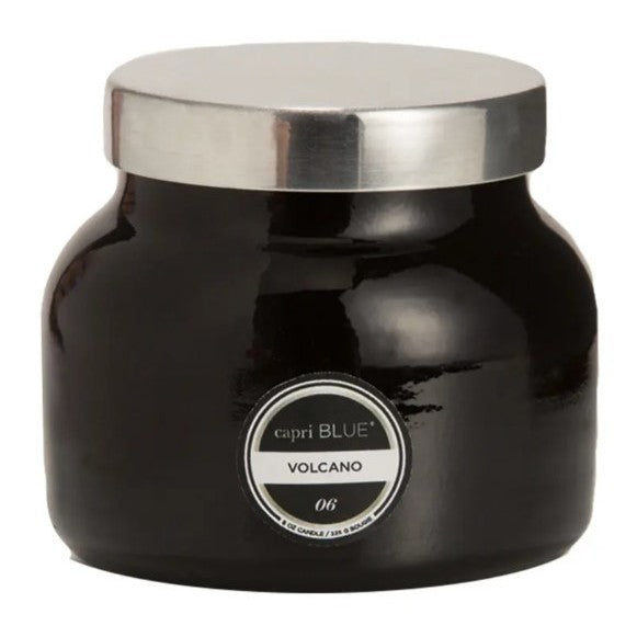 Black Volcano 19oz Candle Jar 85Hrs 5"W X 4"H