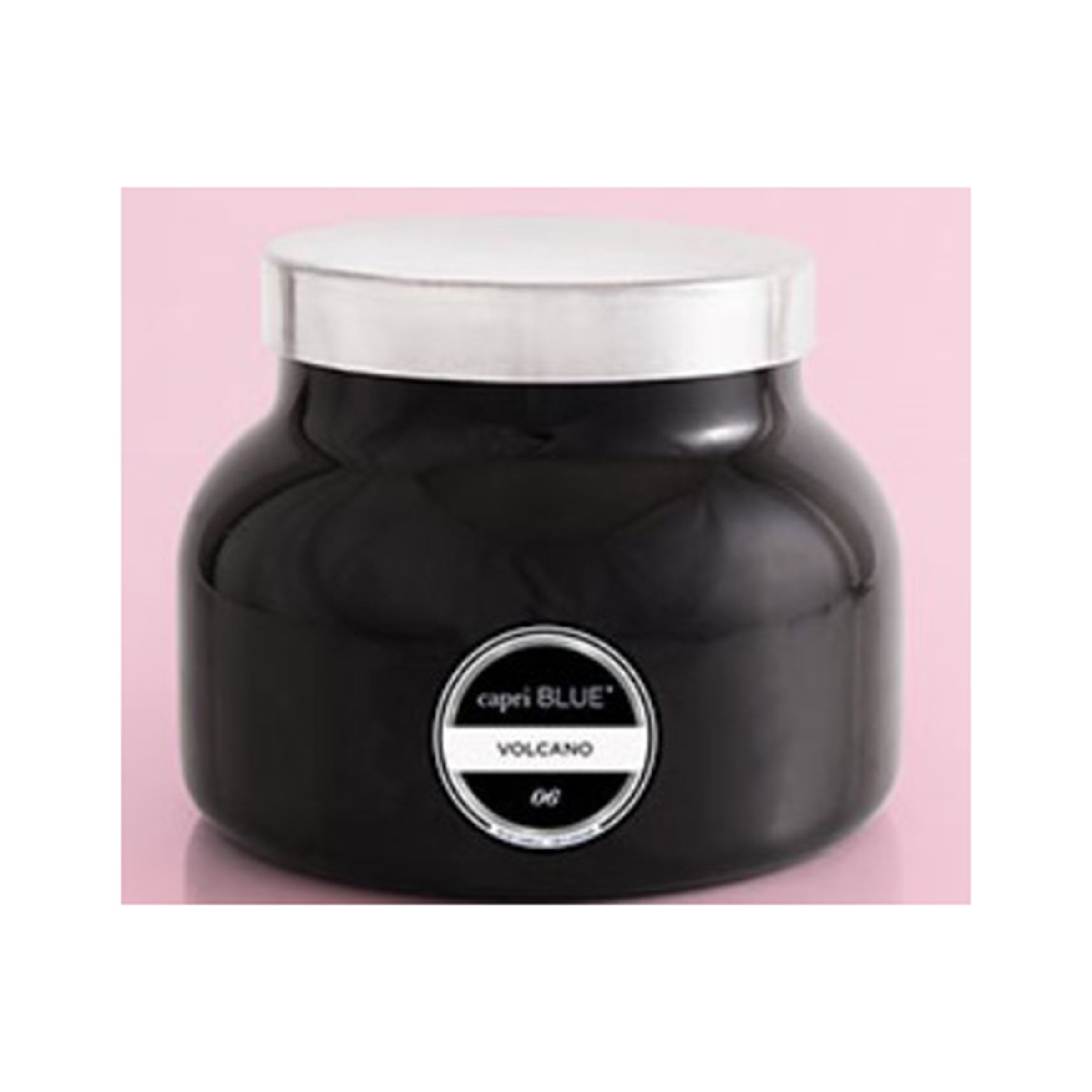 Black Volcano 19oz Candle Jar 85Hrs 5"W X 4"H
