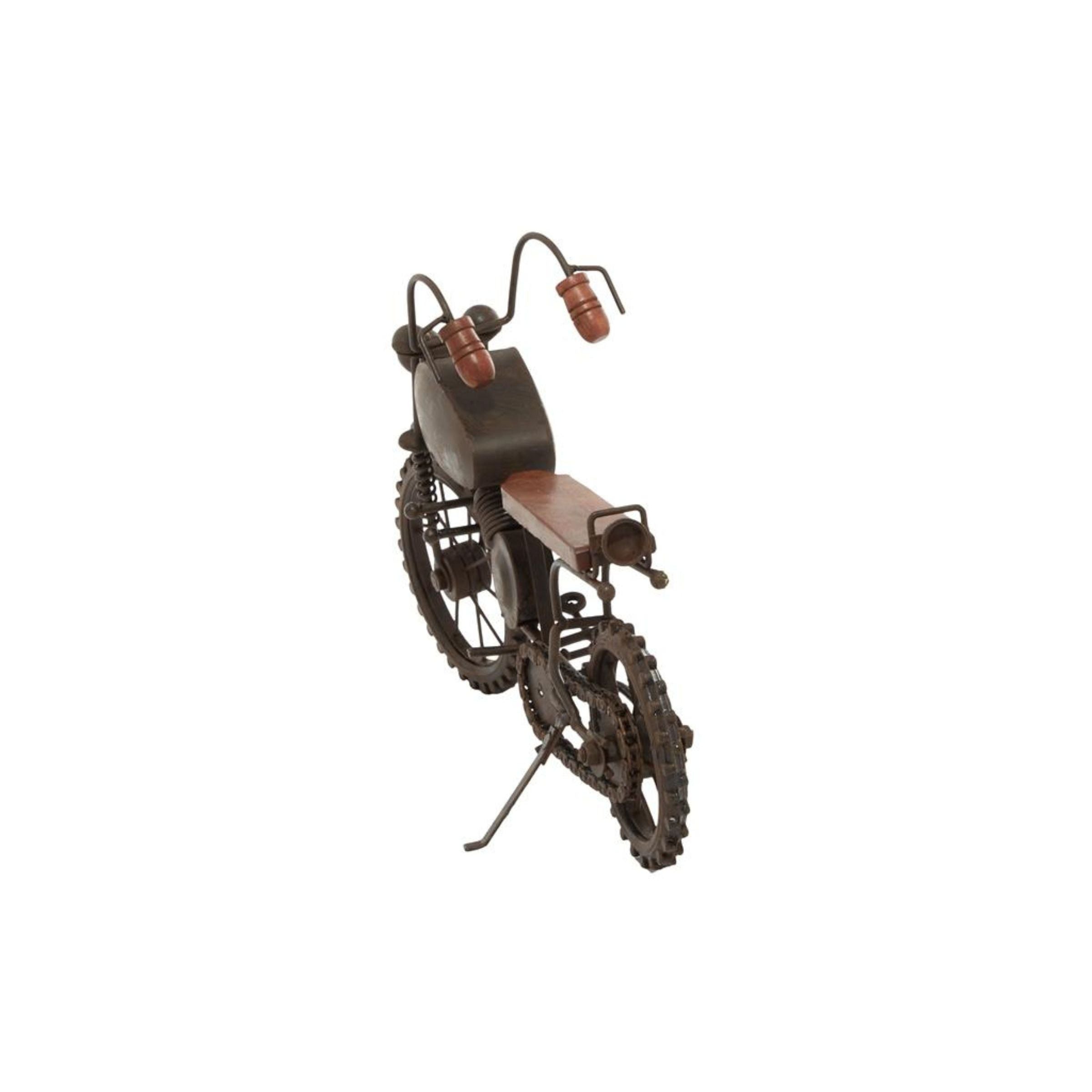 Metal Motorcycle Decor 16"W x 10"H