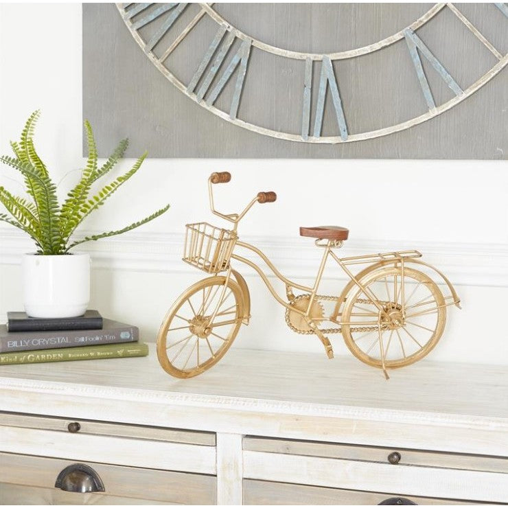 Metal Bicycle Decor 19"W x 12"H