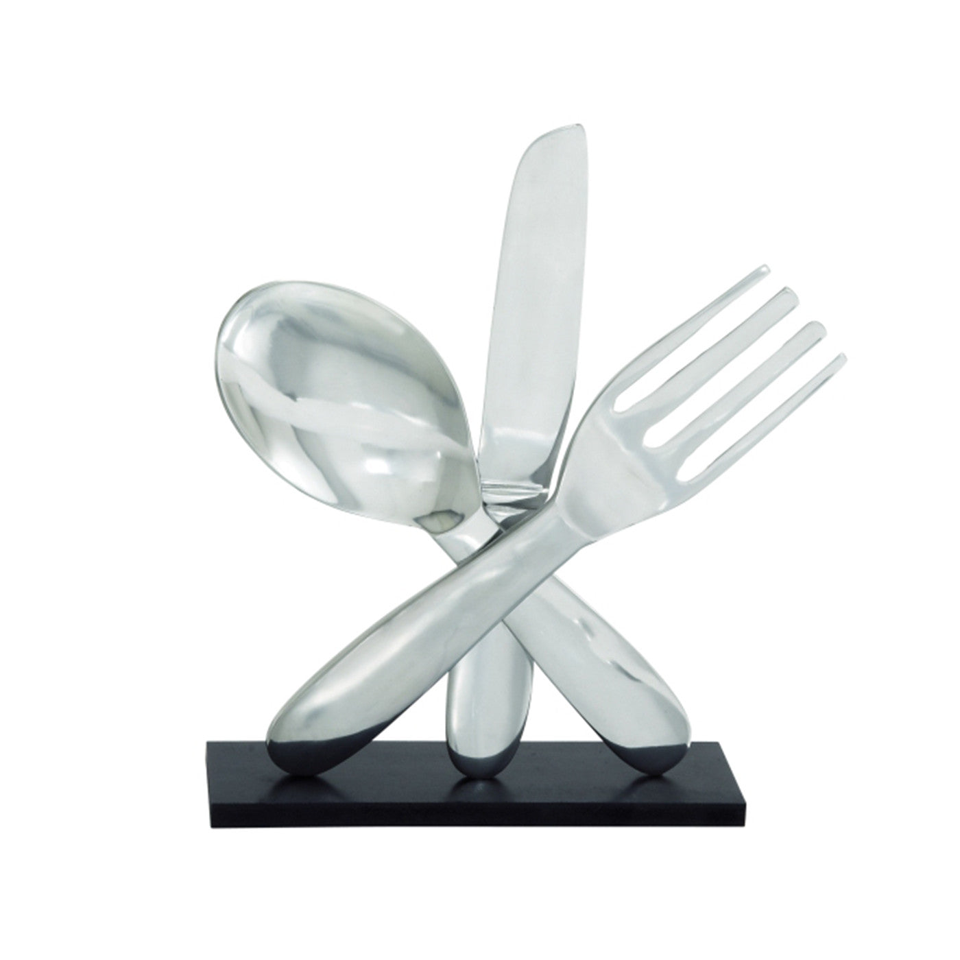 Aluminum Utensil Decor 13"W x 17"H