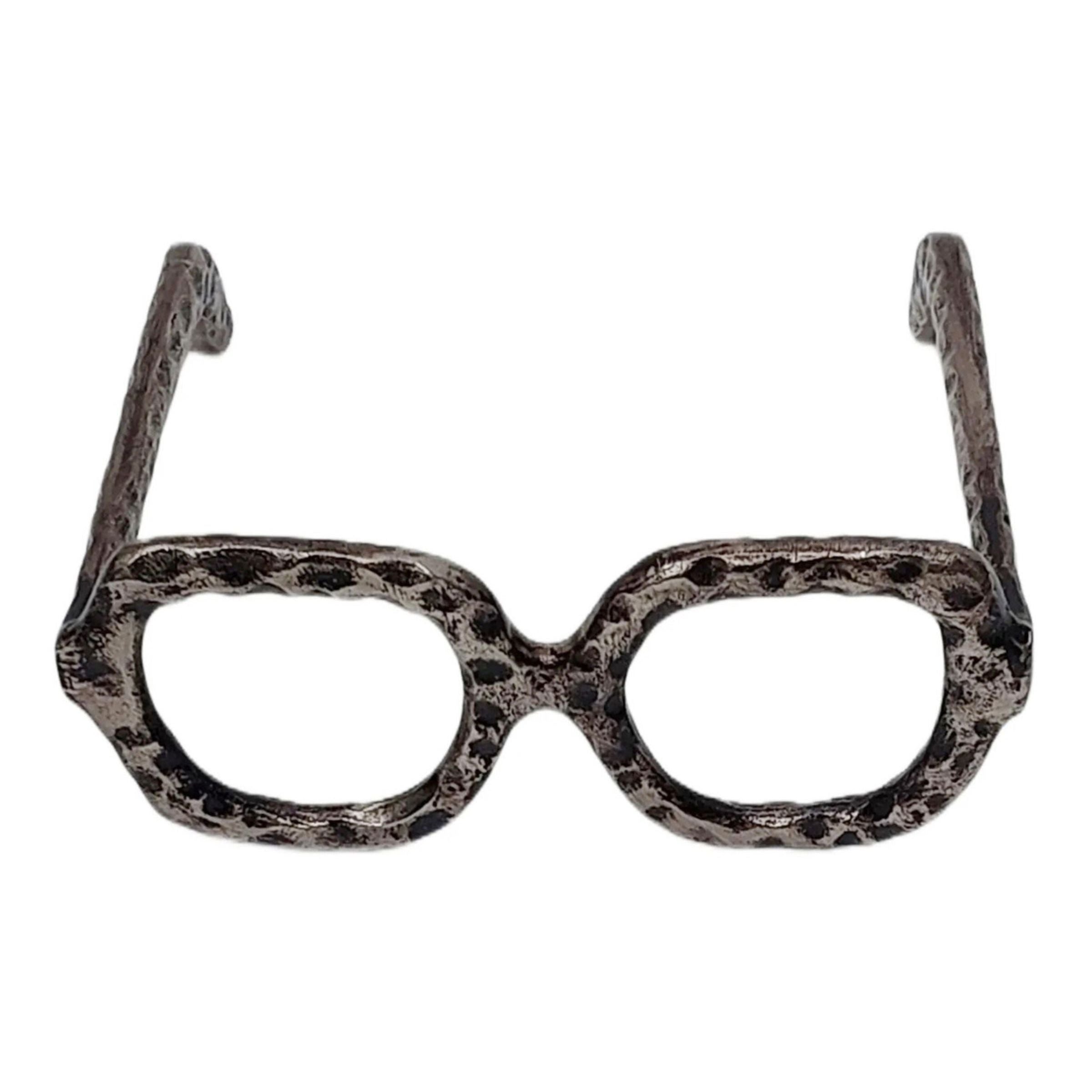 Silver Decorative Eyeglasses 8"W x 4"H