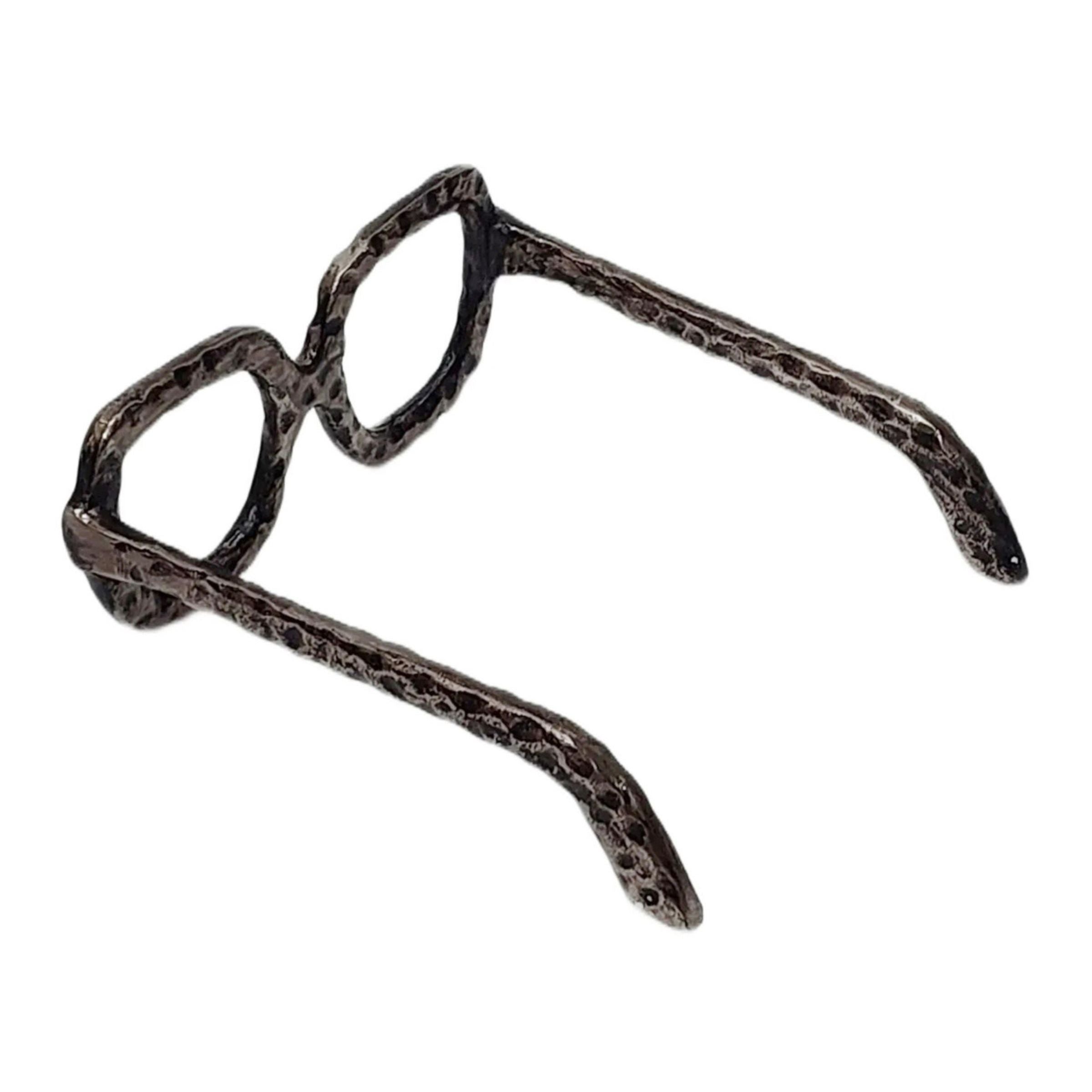 Silver Decorative Eyeglasses 8"W x 4"H