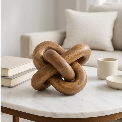 Natural Wood Knot 7"W x 7"H
