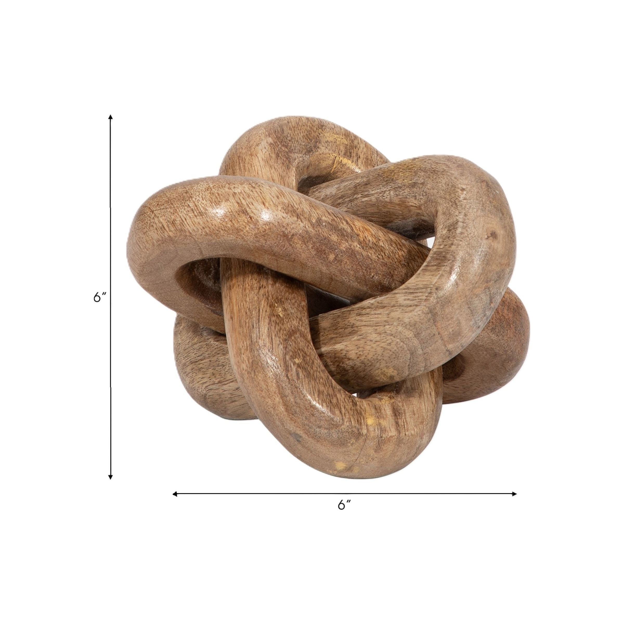 Natural Wood Knot 7"W x 7"H