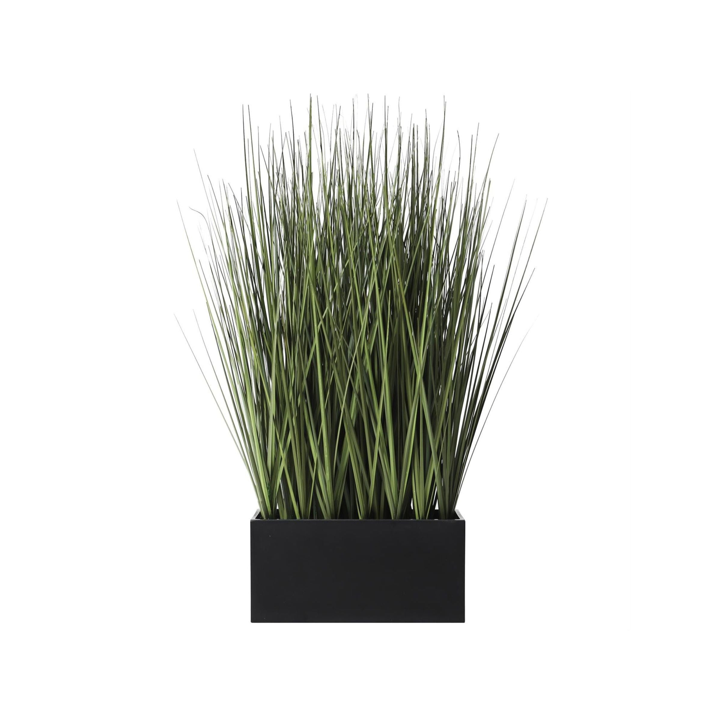 Faux Grass In Black Box 13"W x 18"H