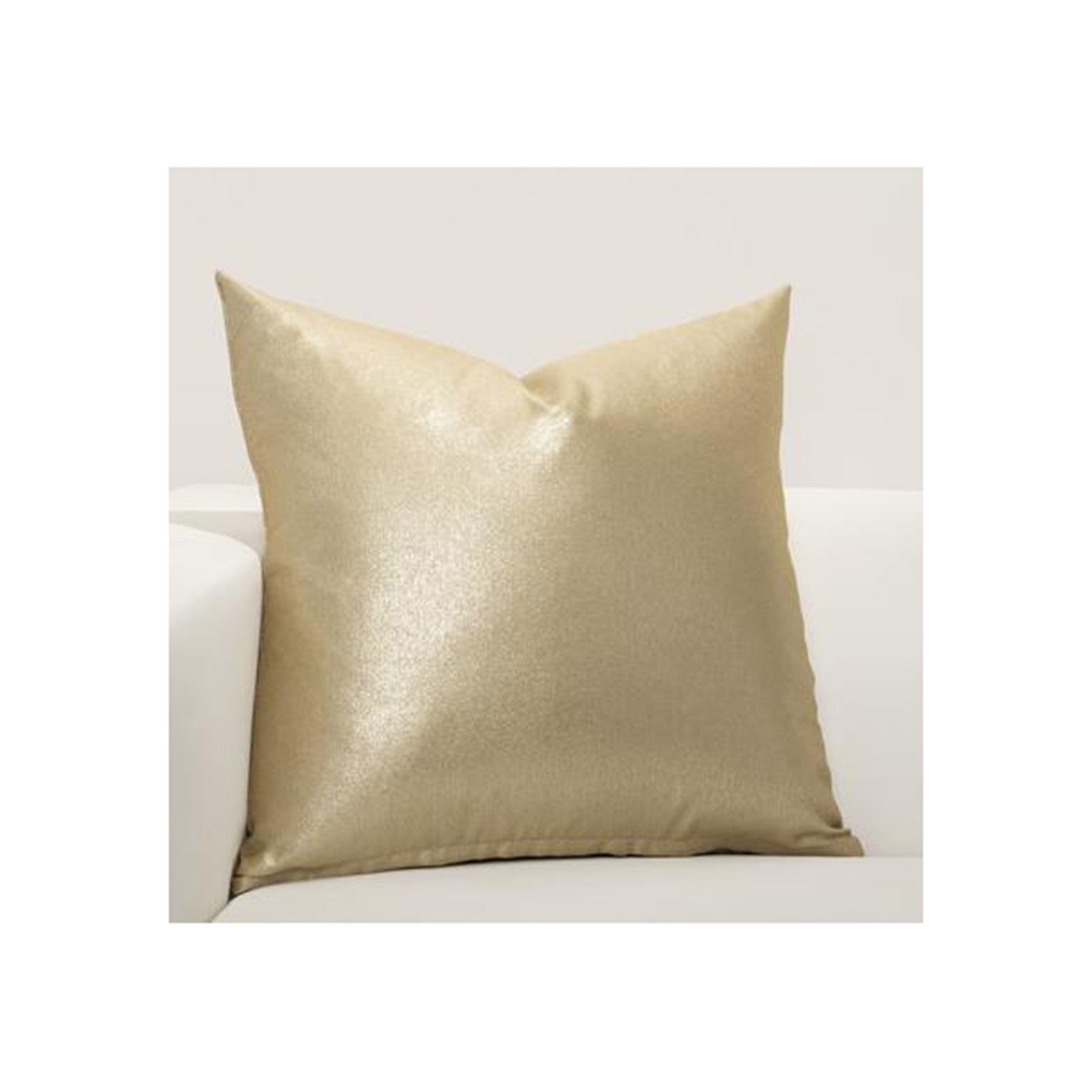Rendezvous Golden Poly Pillow With Zipper 18"W x 18"H