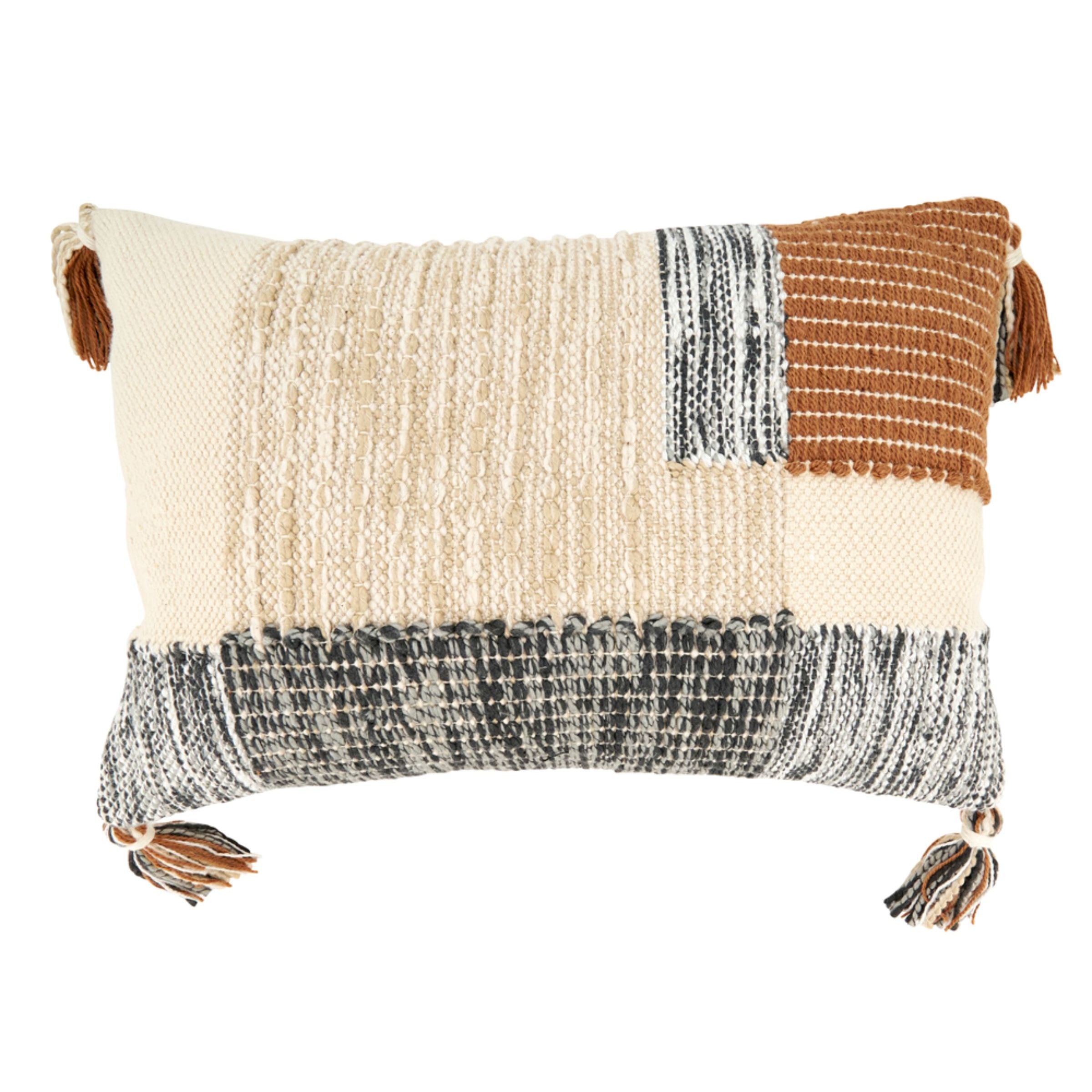 Multi Geometric Poly Pillow 24"W x 16"H