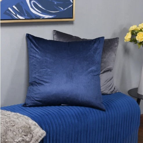 Dark Navy Down Pillow 24"W x 24"H