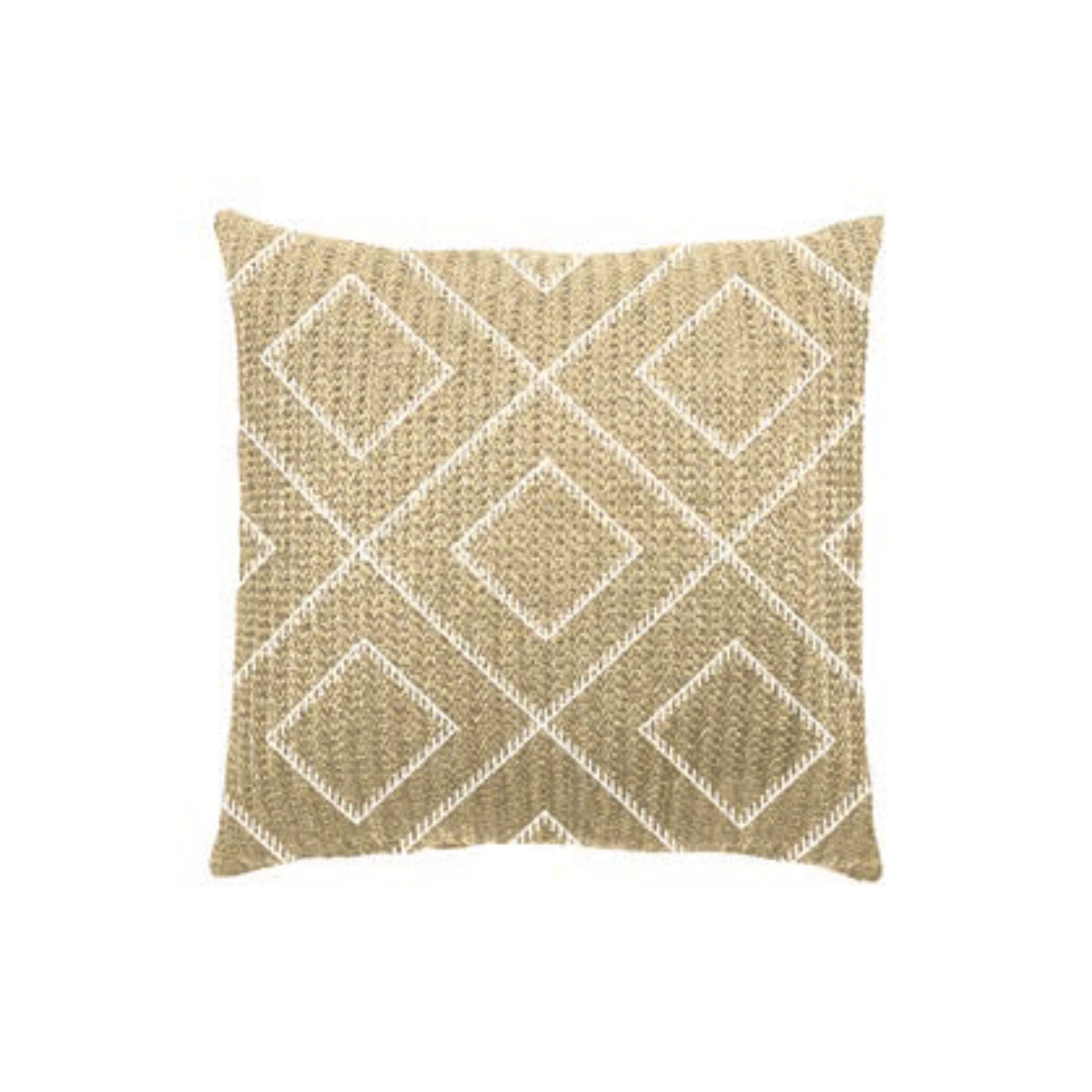 Natural Geo Outdoor Poly Pillow 18"W X 18"H
