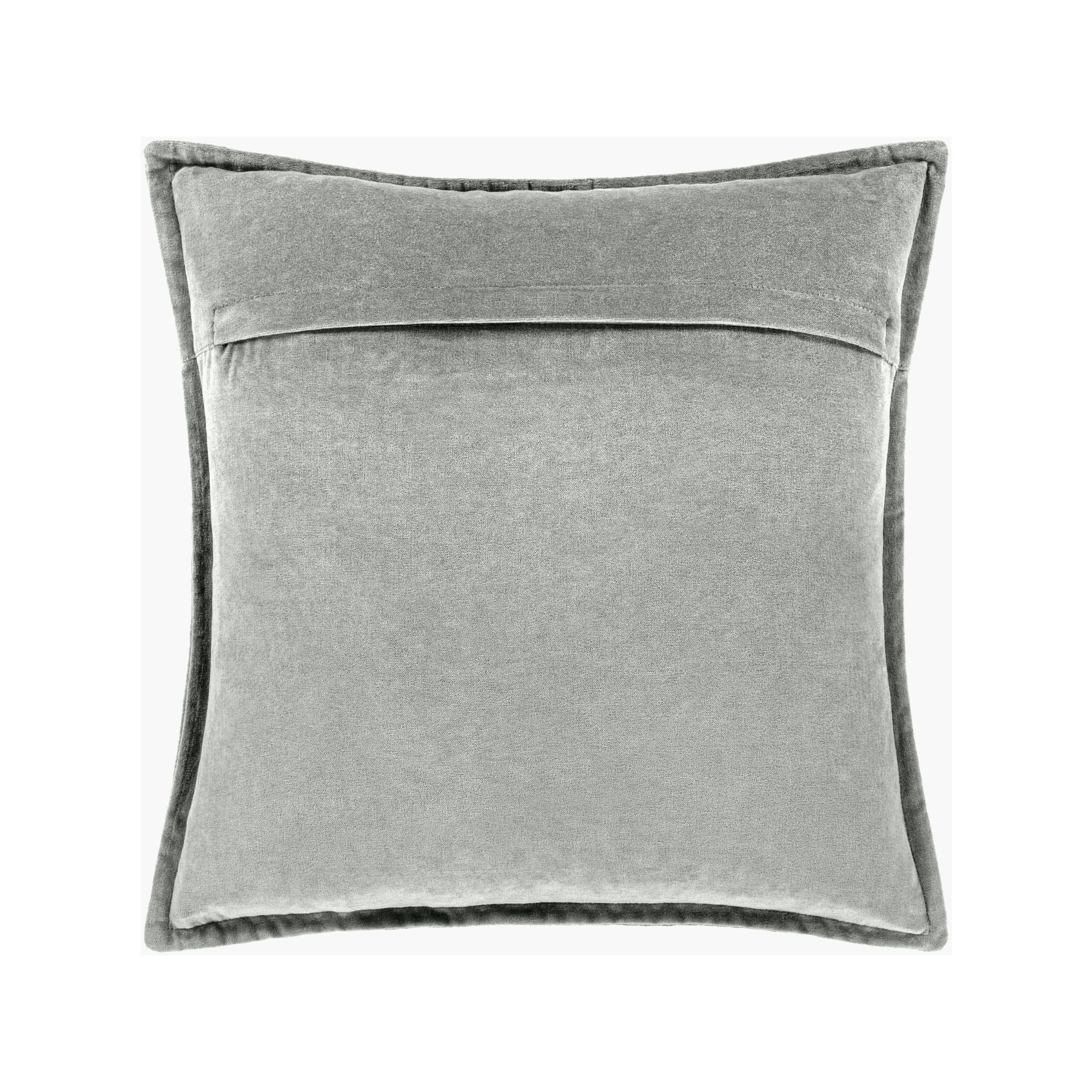 Seafoam Velvet Poly Pillow 18"W x 18"H