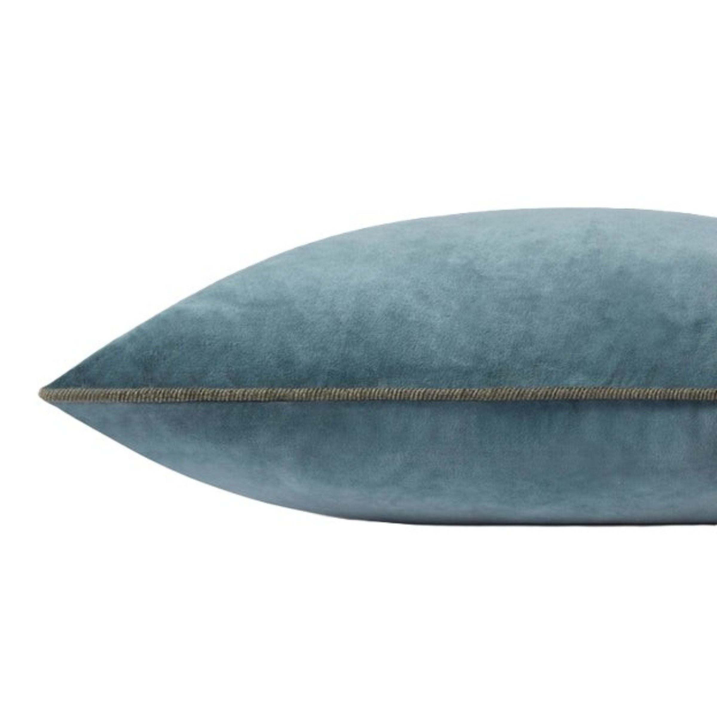 Blue Poly Pillow 22"W x 22"H