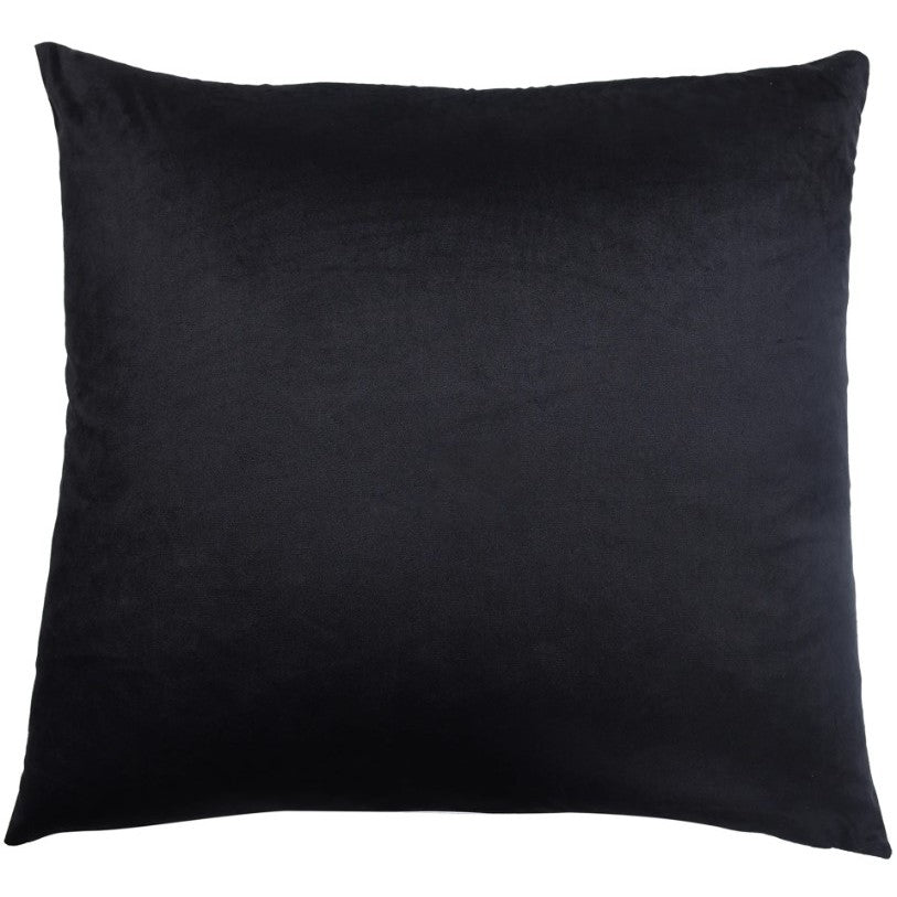 Black Down Pillow 24"W x 24"H