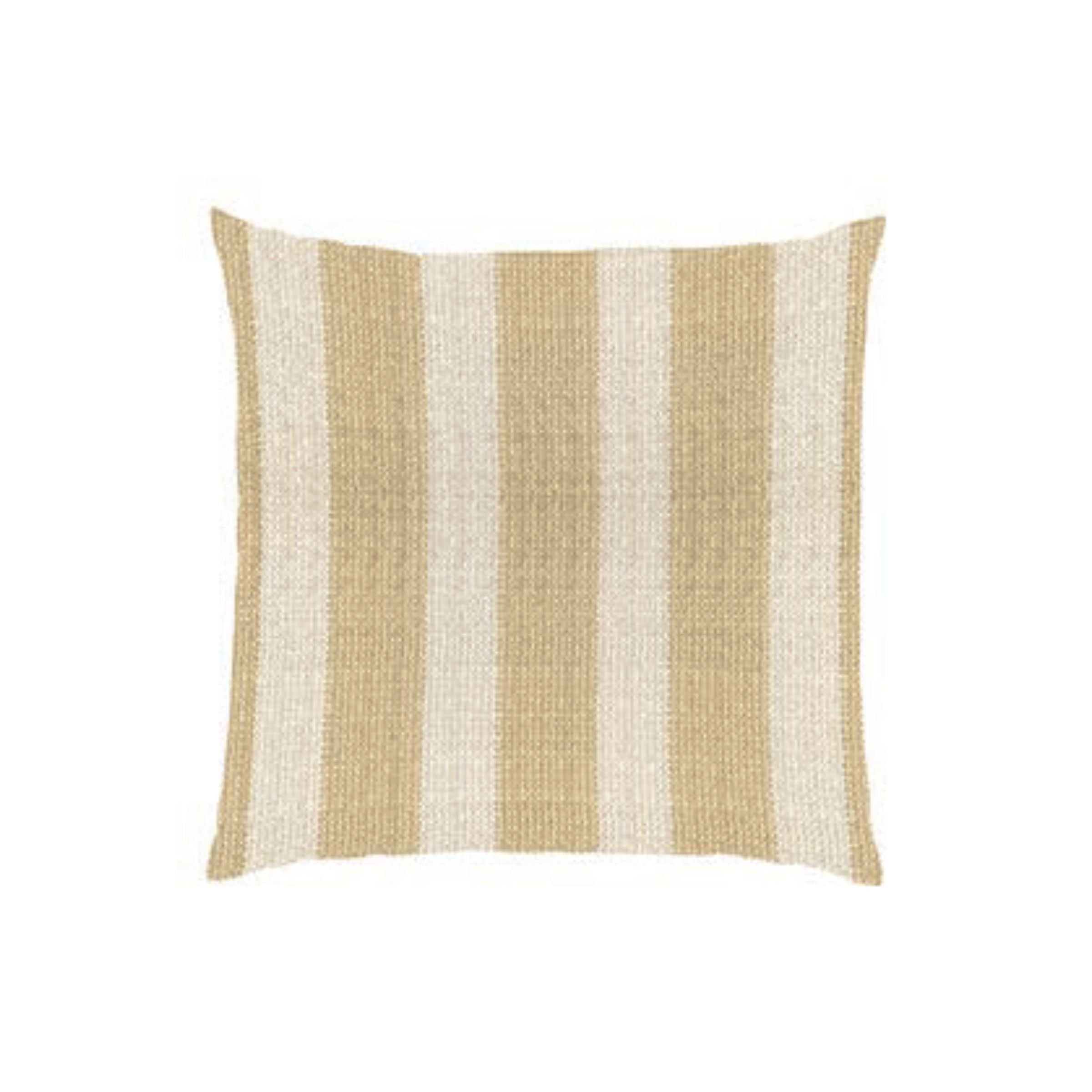 Natural Stripes Outdoor Poly Pillow 18"W X 18"H