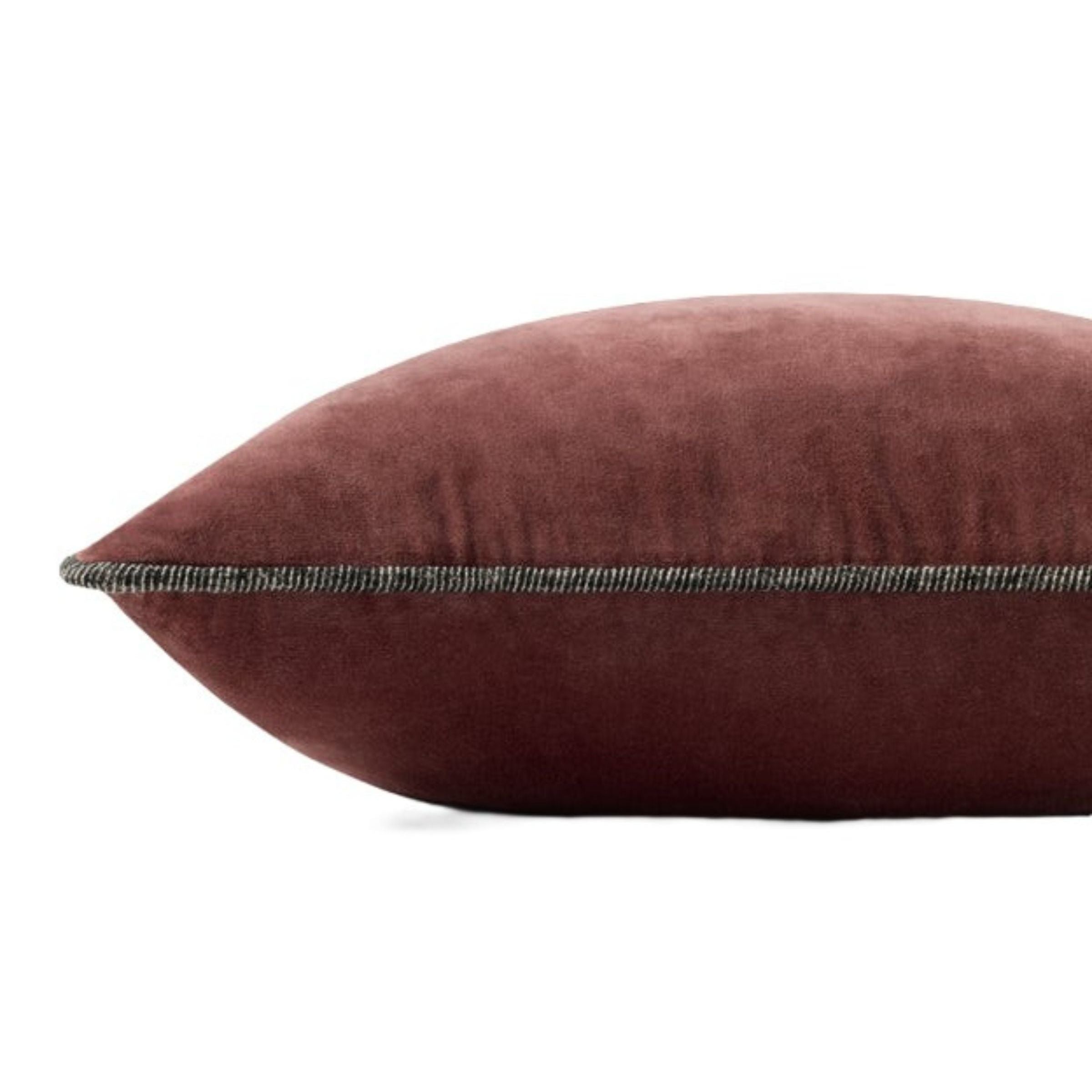 Wine Poly Pillow 18"W x 18"H