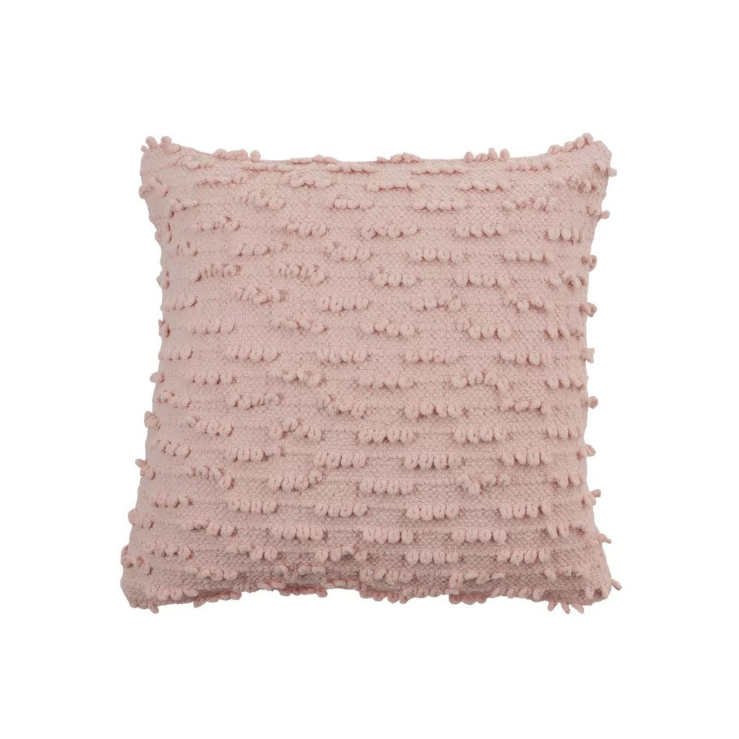 Rose Nubby Down Pillow 20"W x 20"H