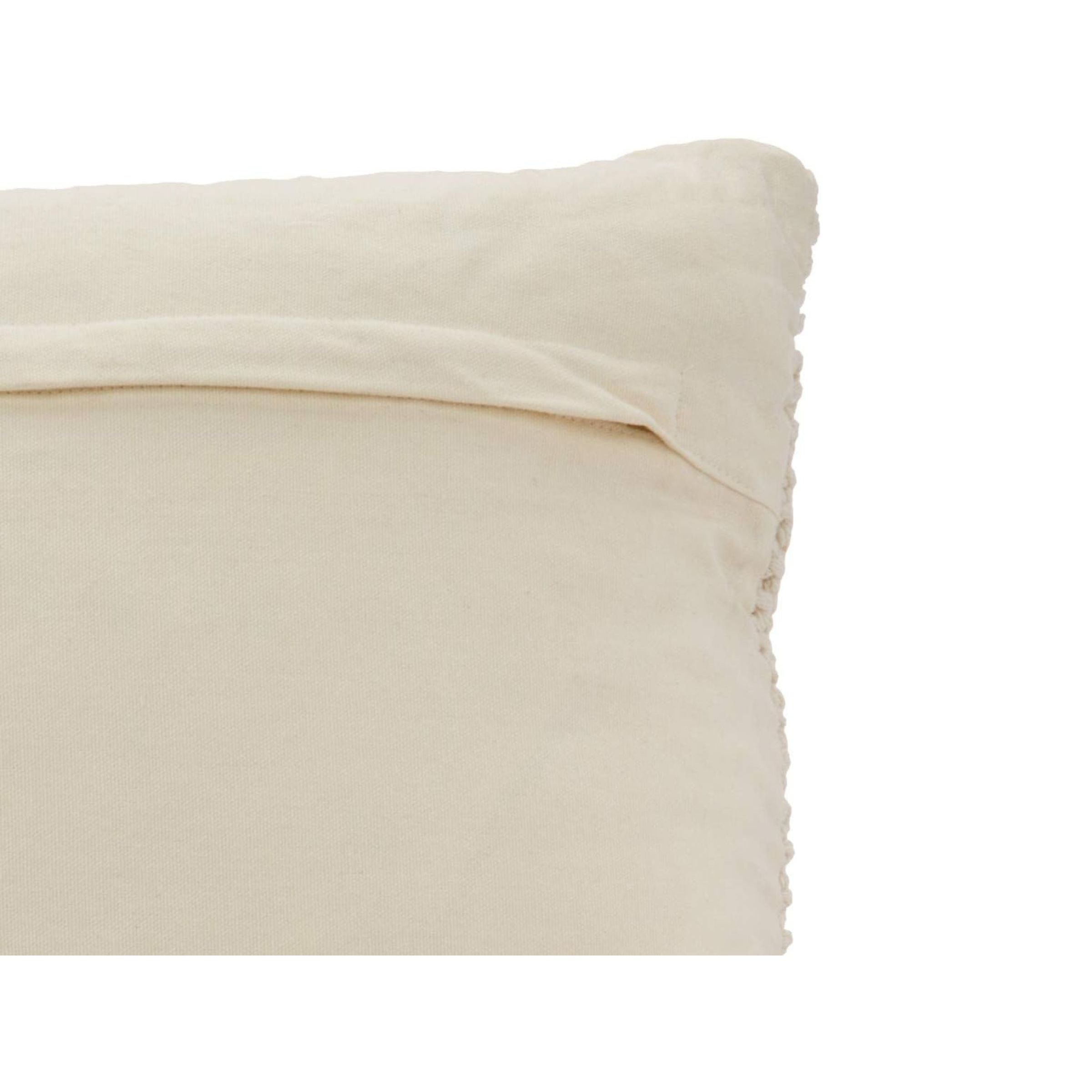 Vanilla Cable Knit Down Pillow 20"W x 20"H