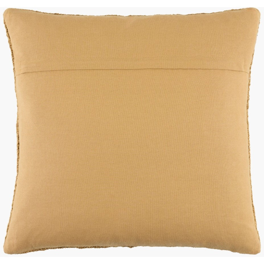 Camel Wool Poly Pillow 18"W x 18"H