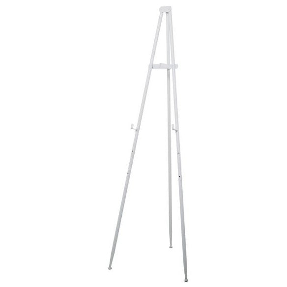 White Metal Adjustable Easel 70"