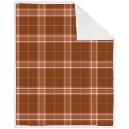 Sienna Plaid Sherpa Throw 40"W x 60"L