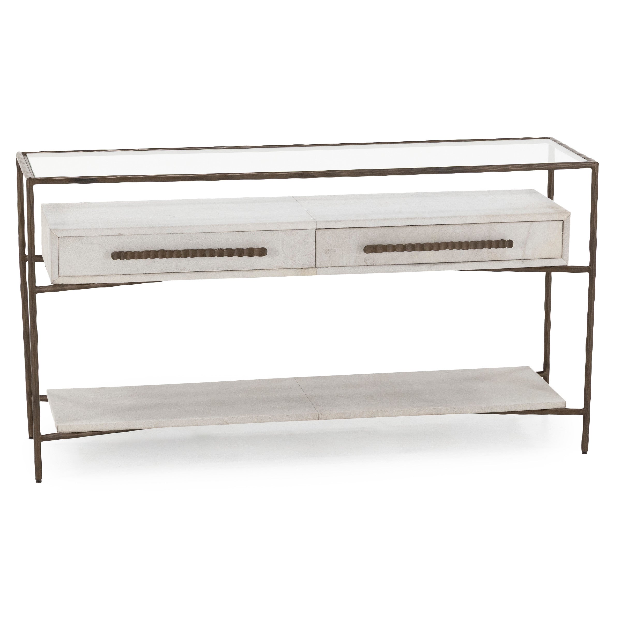 Marilyn Real Hide Console Table