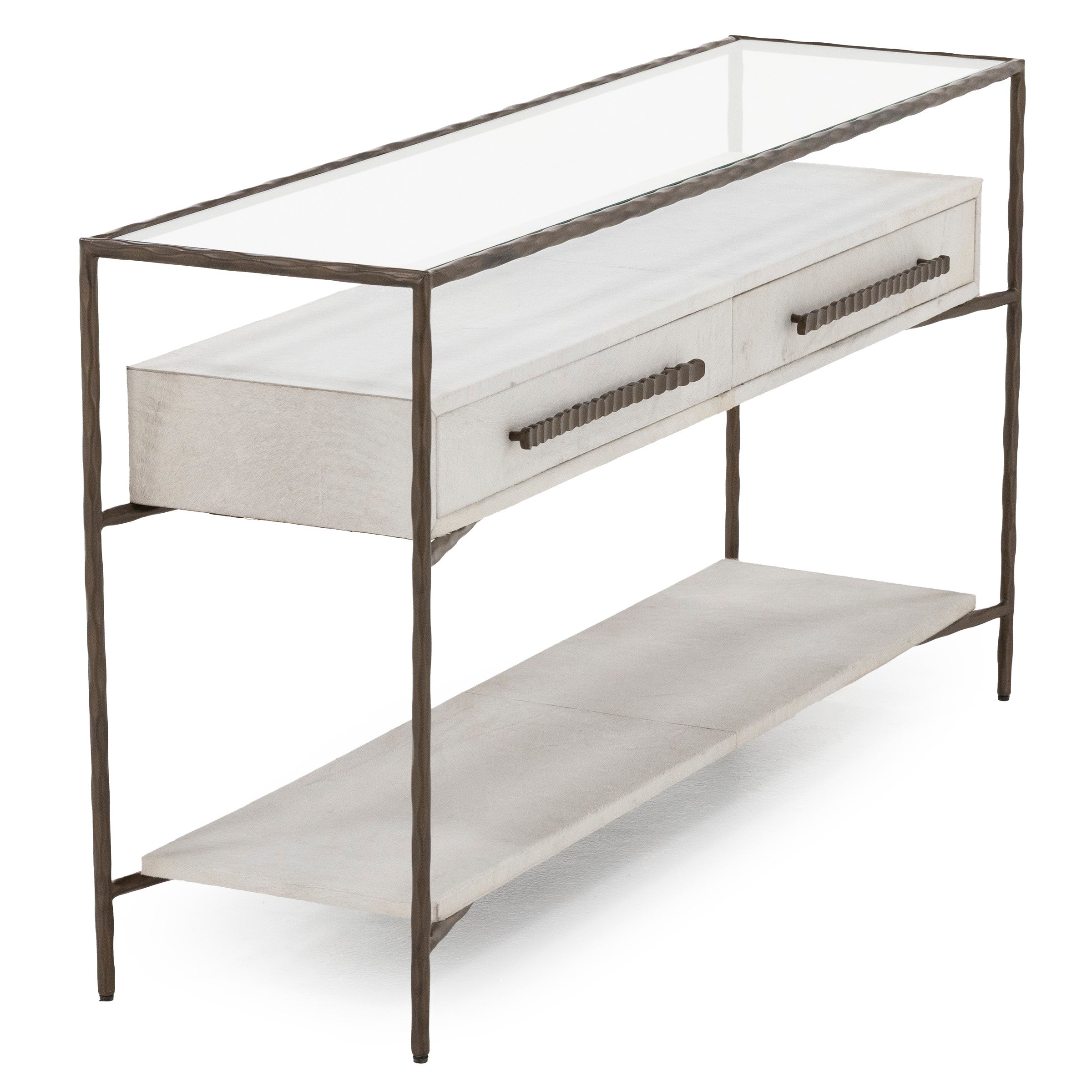 Marilyn Real Hide Console Table