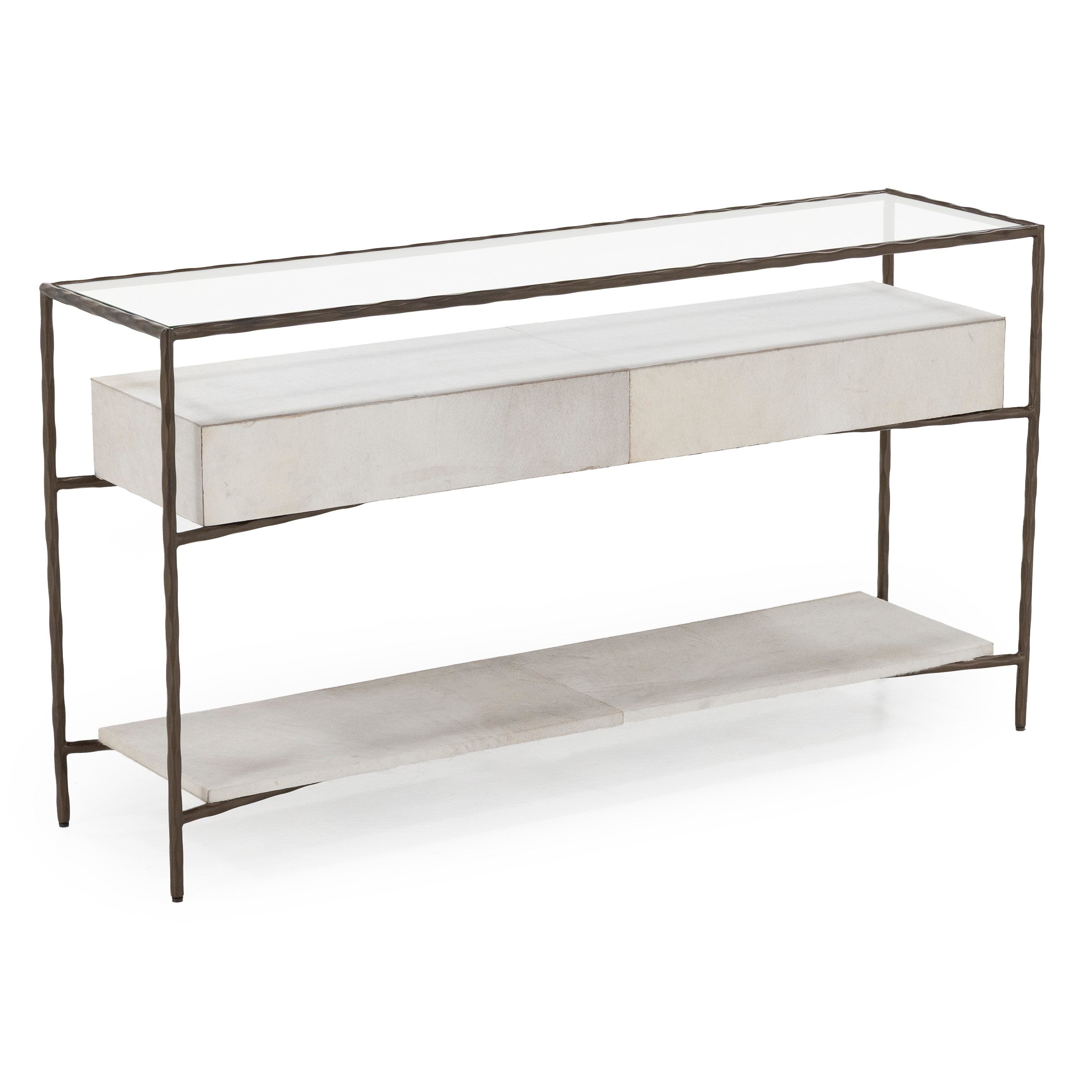 Marilyn Real Hide Console Table