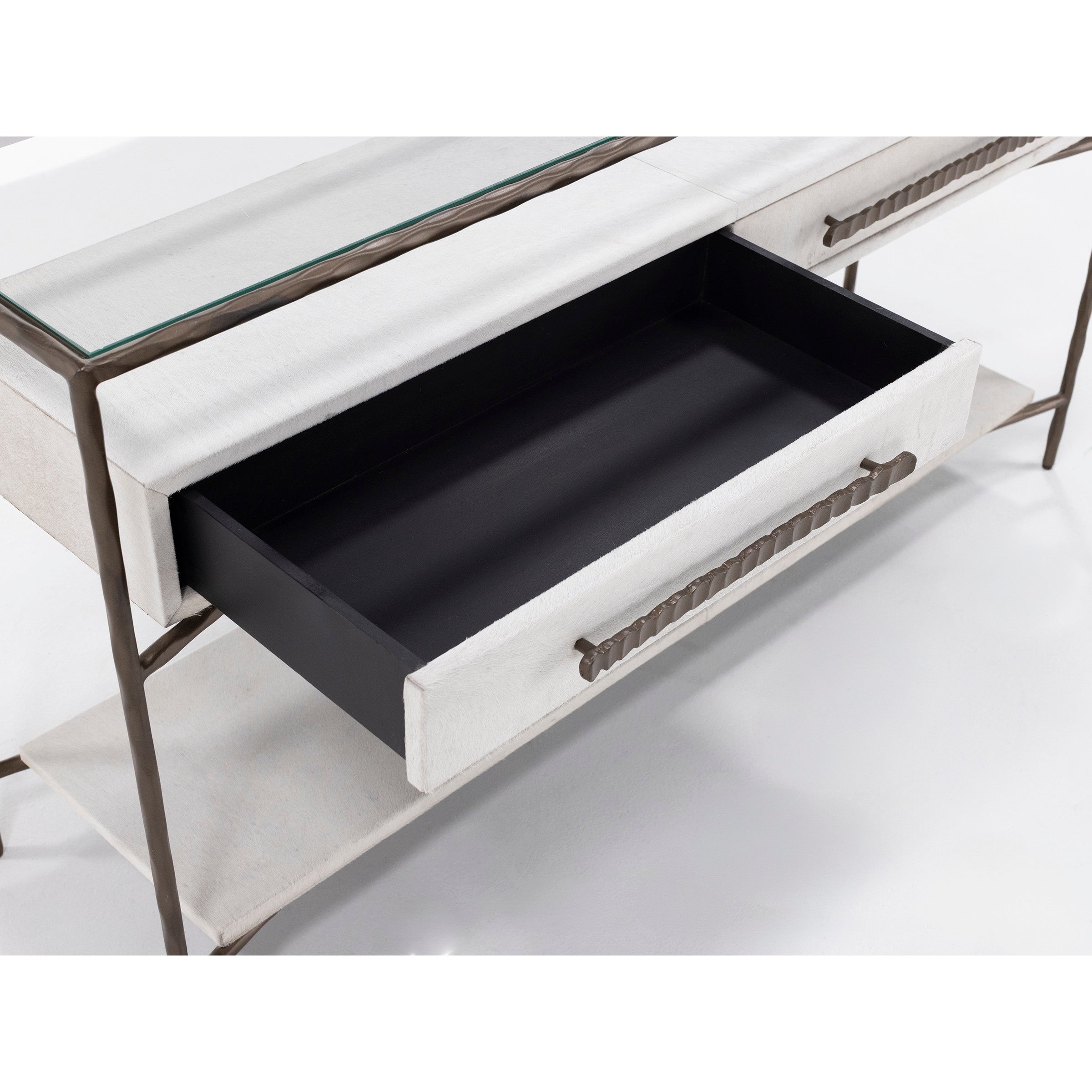 Marilyn Real Hide Console Table