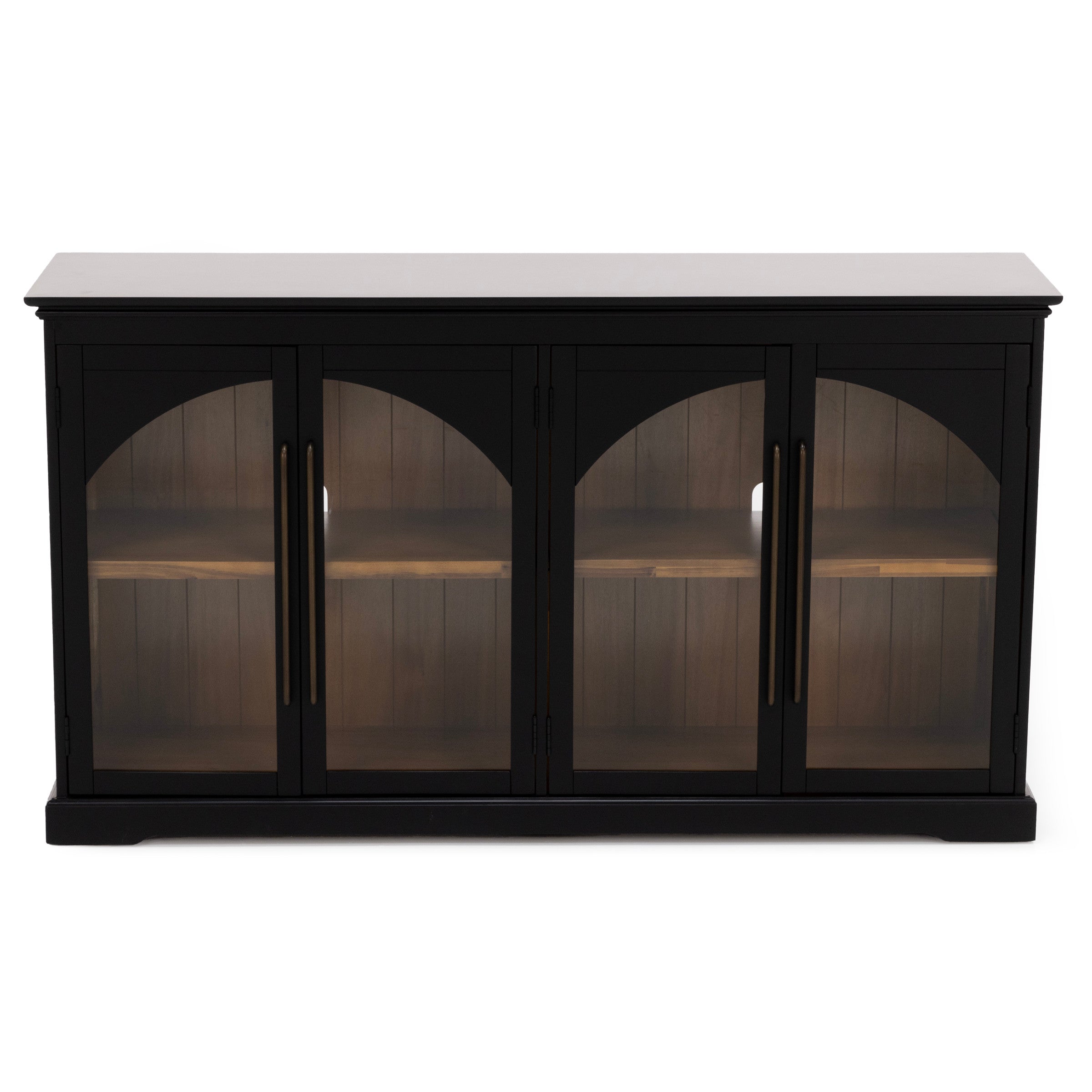 Essential Archuletta Black 4 Door Cabinet