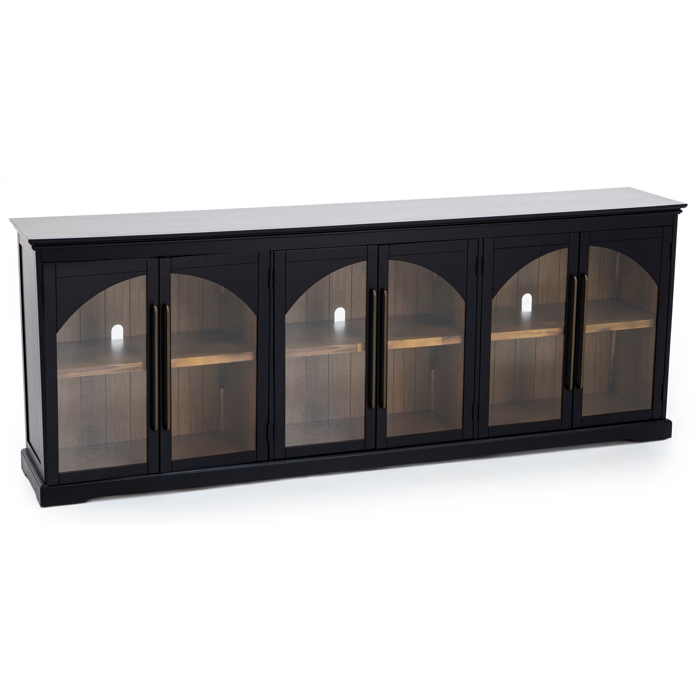 Essential Archuletta Black 6 Door Cabinet