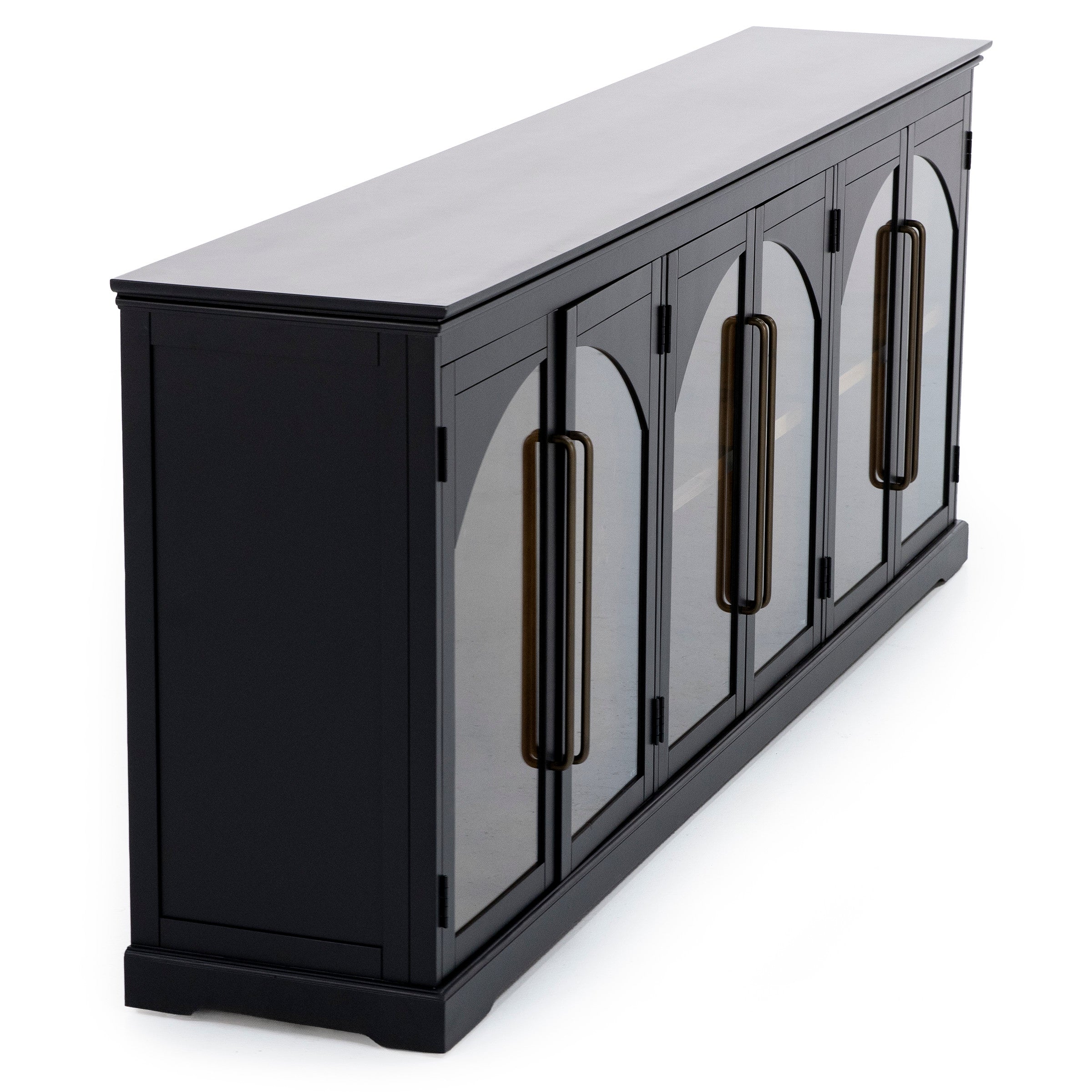 Essential Archuletta Black 6 Door Cabinet